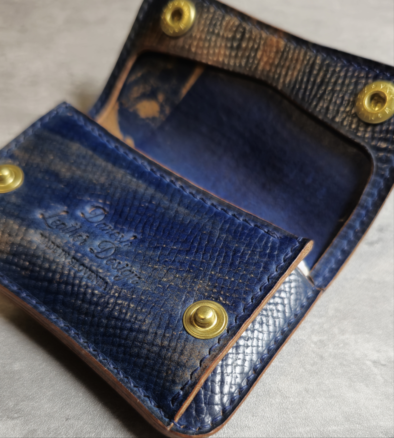 Klaus flap wallet | DIY | Pattern Pdf | Leather craft template