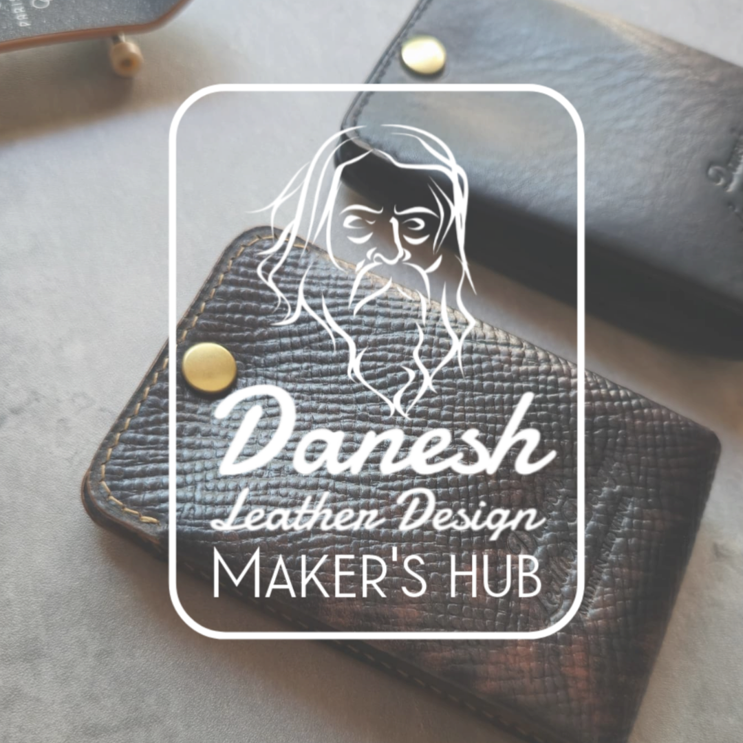 Custom order - 2 wallets+ watch strap - art shell