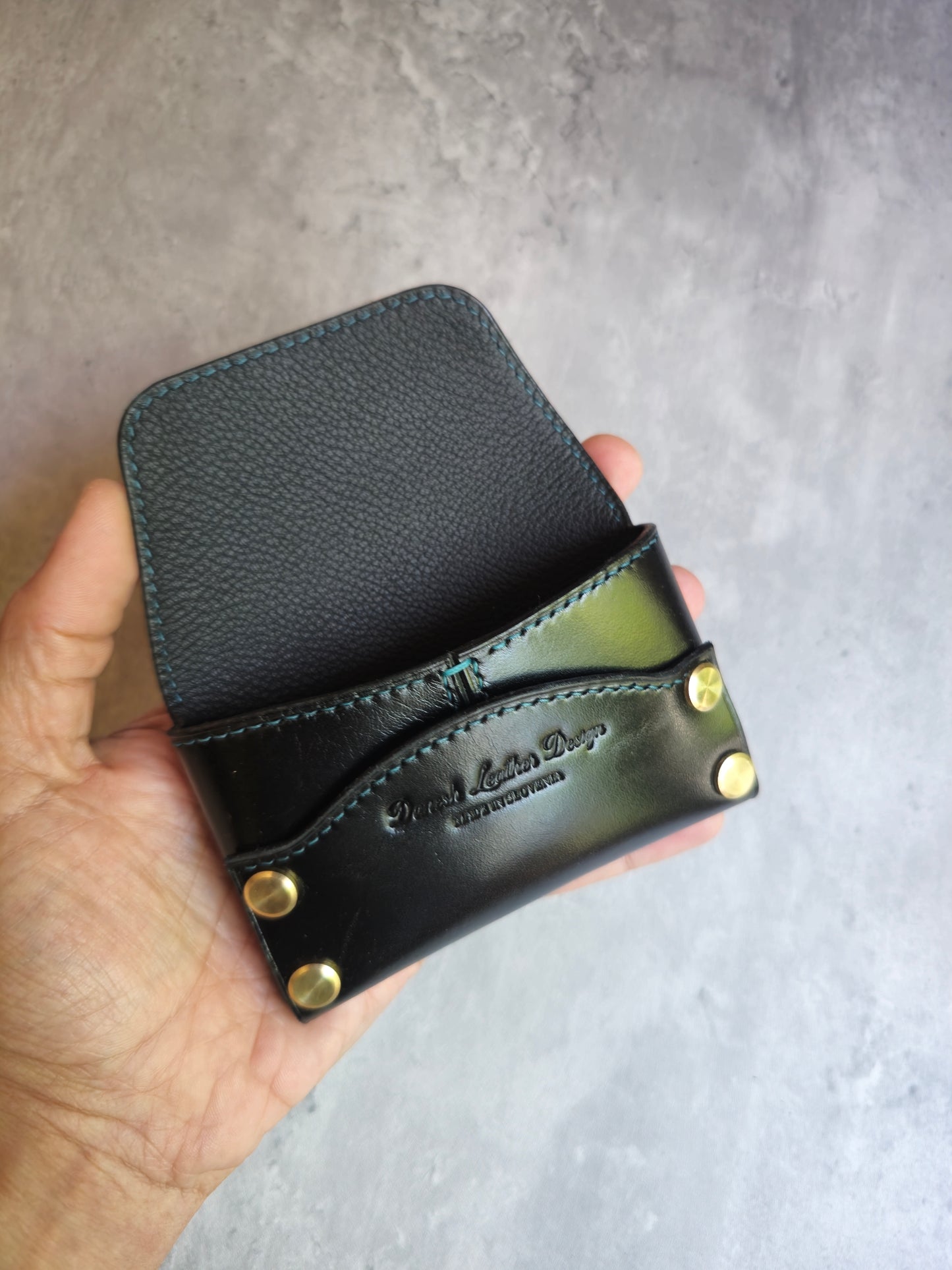 Onyx flap wallet | DIY | Pattern Pdf | Leather craft template