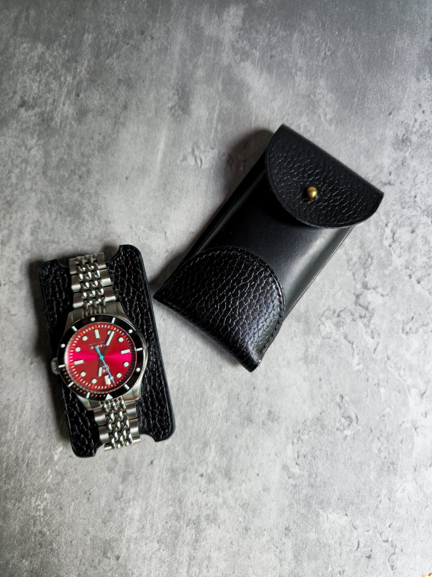 Urđr watch case | DIY | Pattern Pdf | Leather craft template