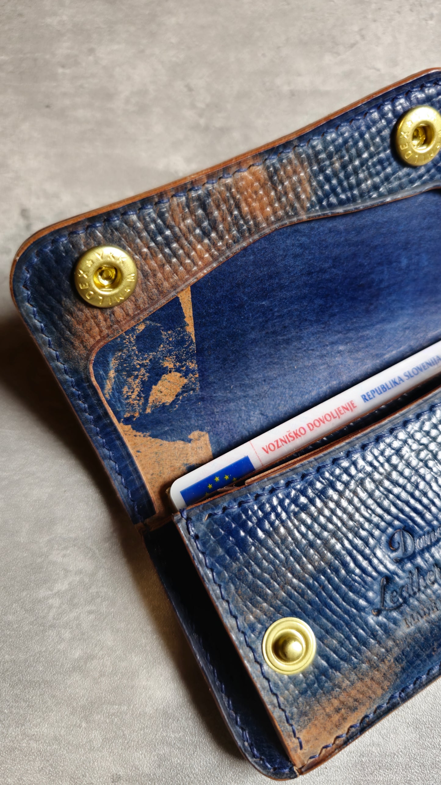 Klaus flap wallet | DIY | Pattern Pdf | Leather craft template