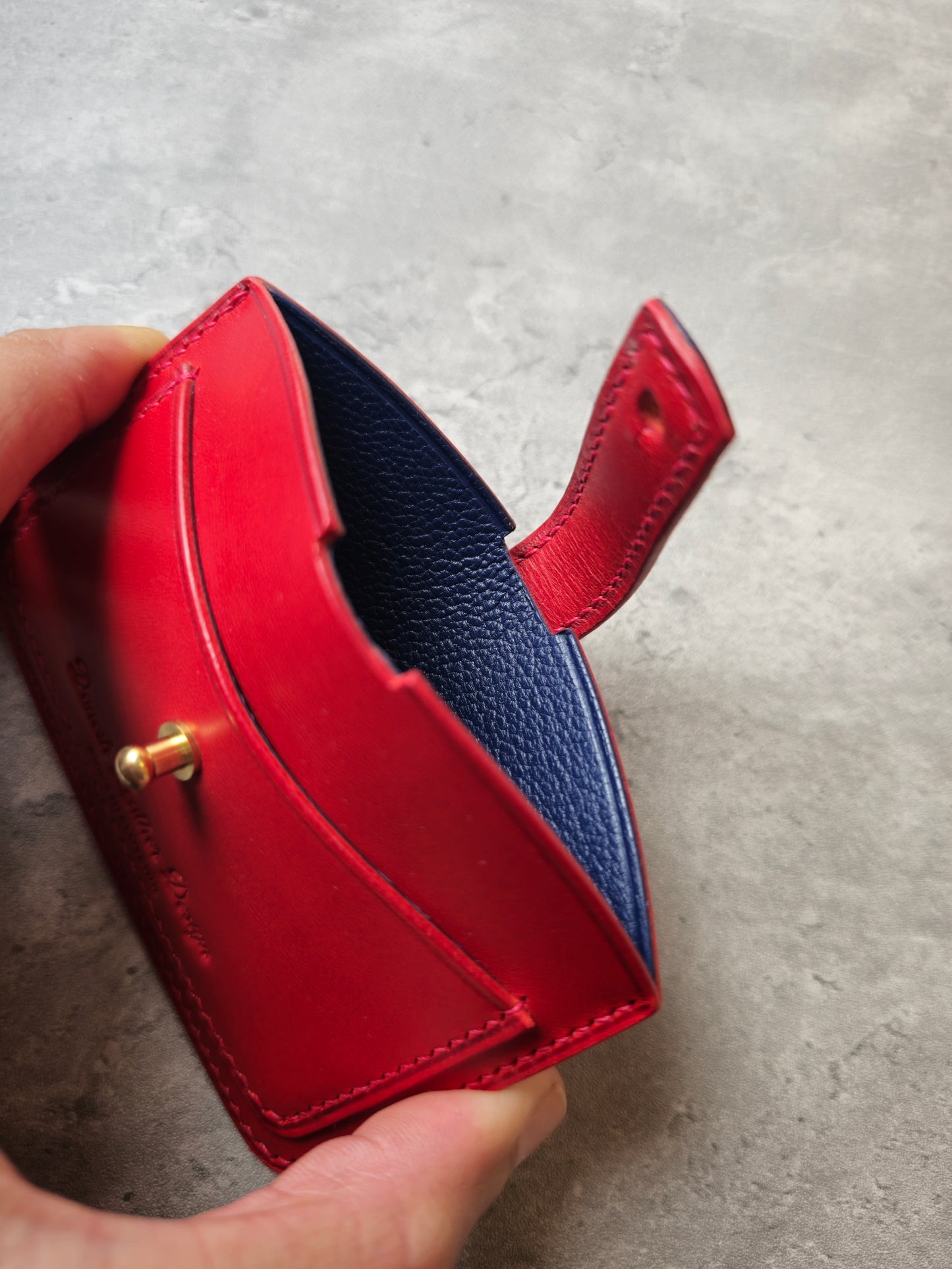 Andrea card holder| DIY | Pattern Pdf | Leather craft template