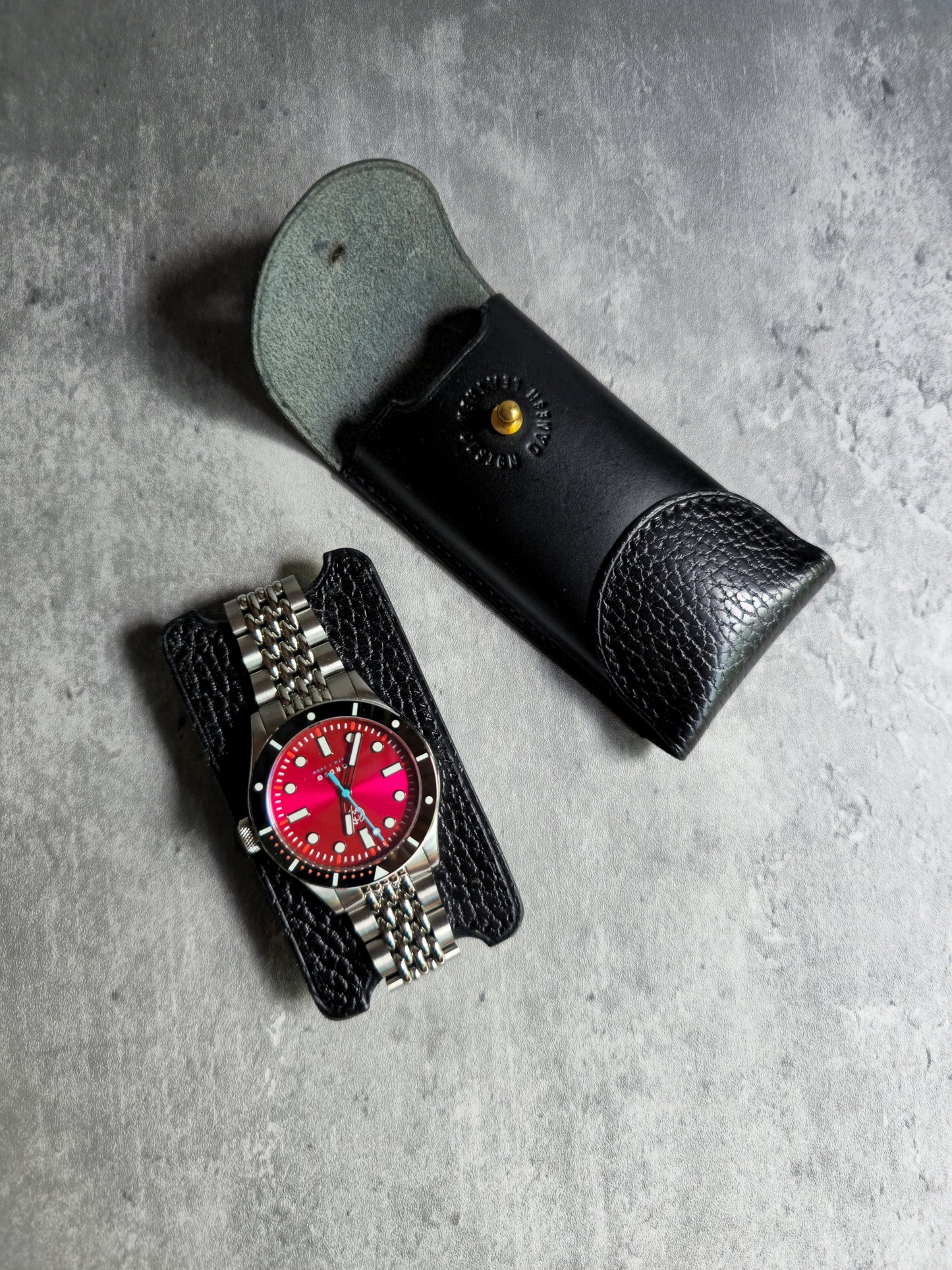 Urđr watch case | DIY | Pattern Pdf | Leather craft template