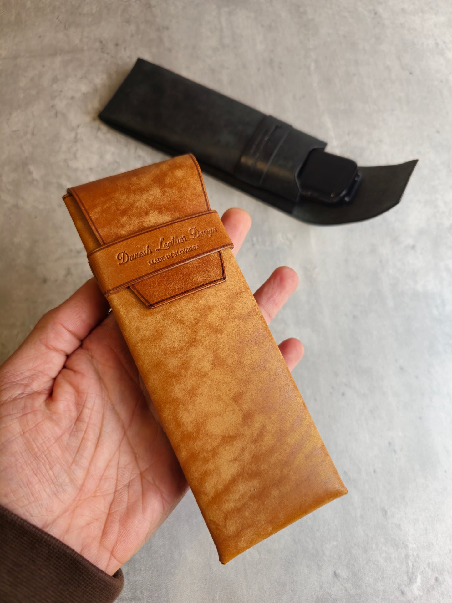Timekeep wrist watch case | Leather craft Template - DIY - PDF pattern