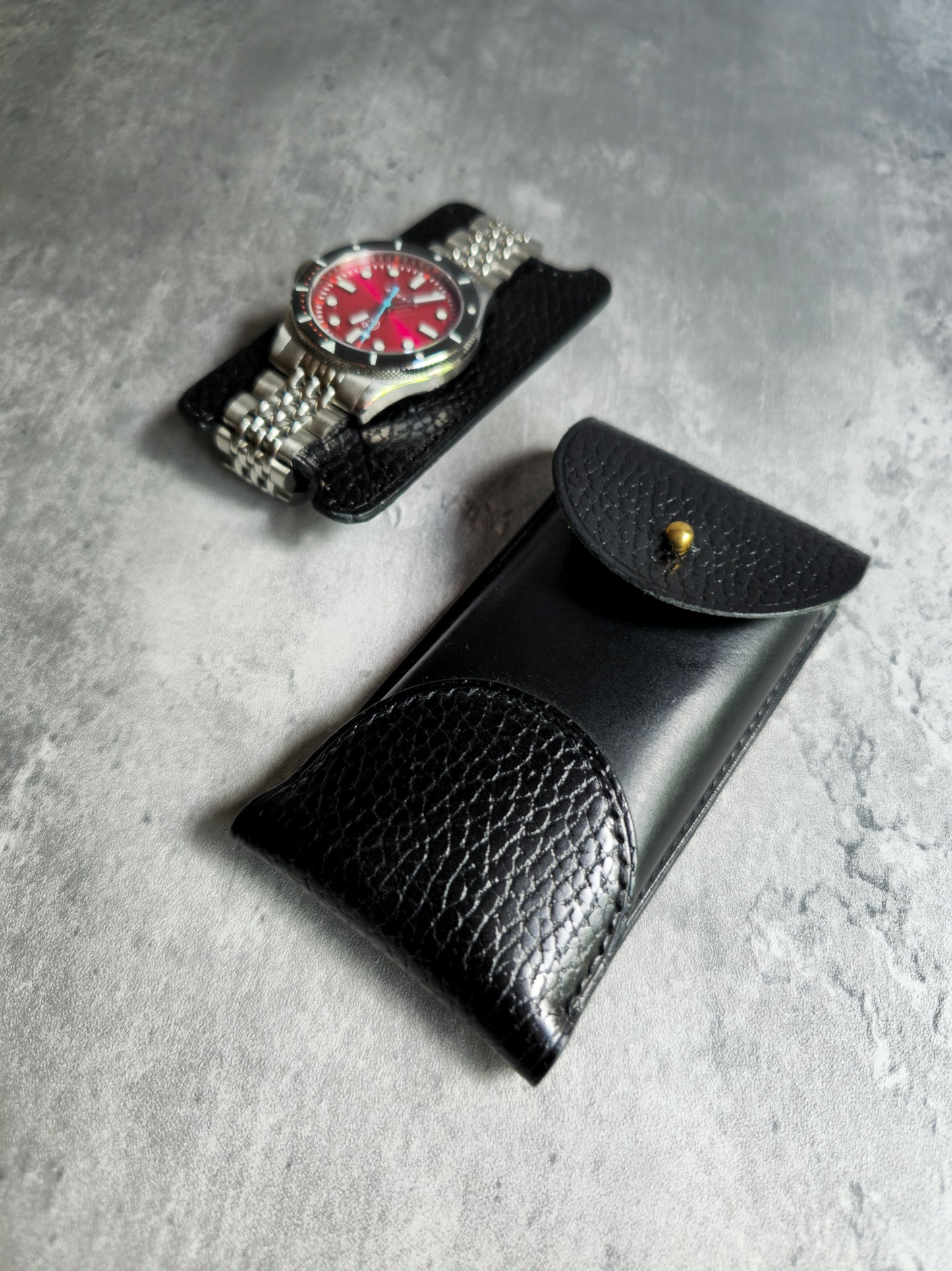 Urđr watch case | DIY | Pattern Pdf | Leather craft template