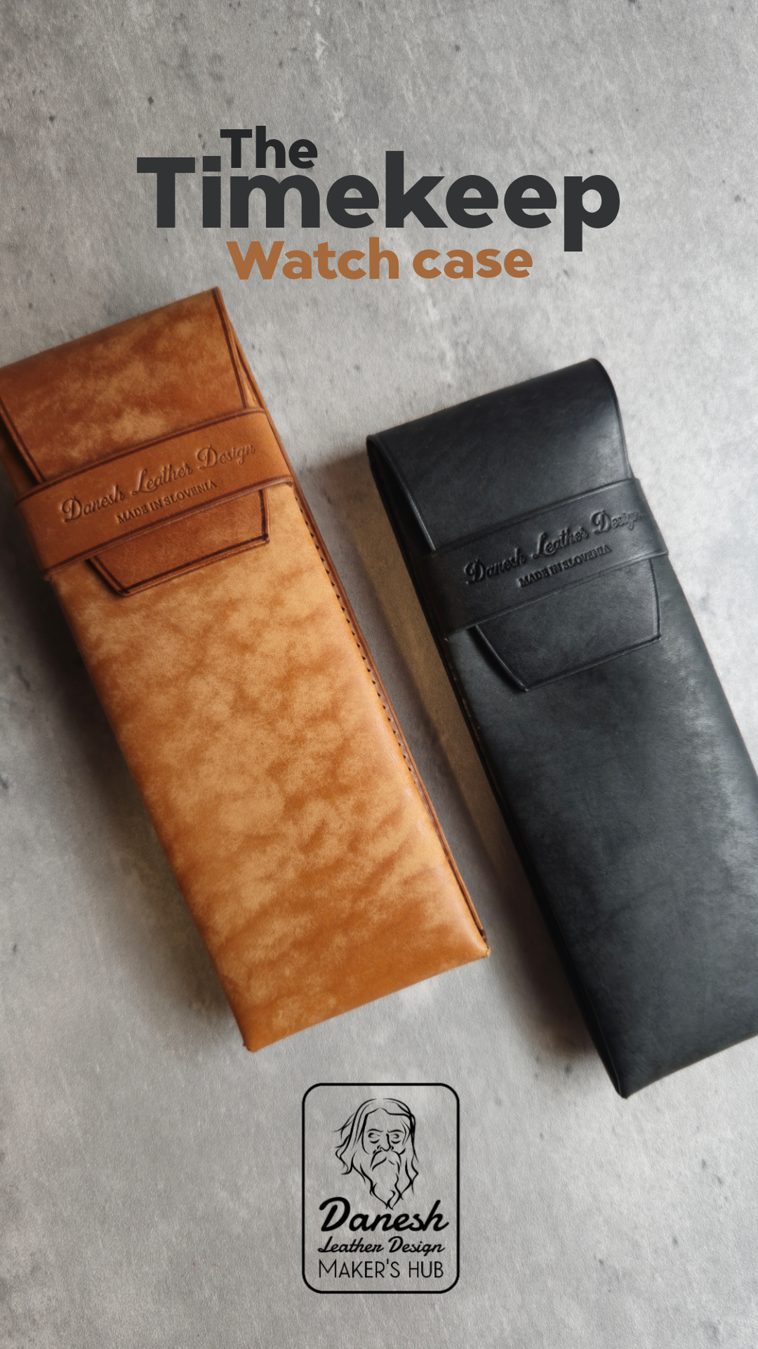 Timekeep wrist watch case | Leather craft Template - DIY - PDF pattern