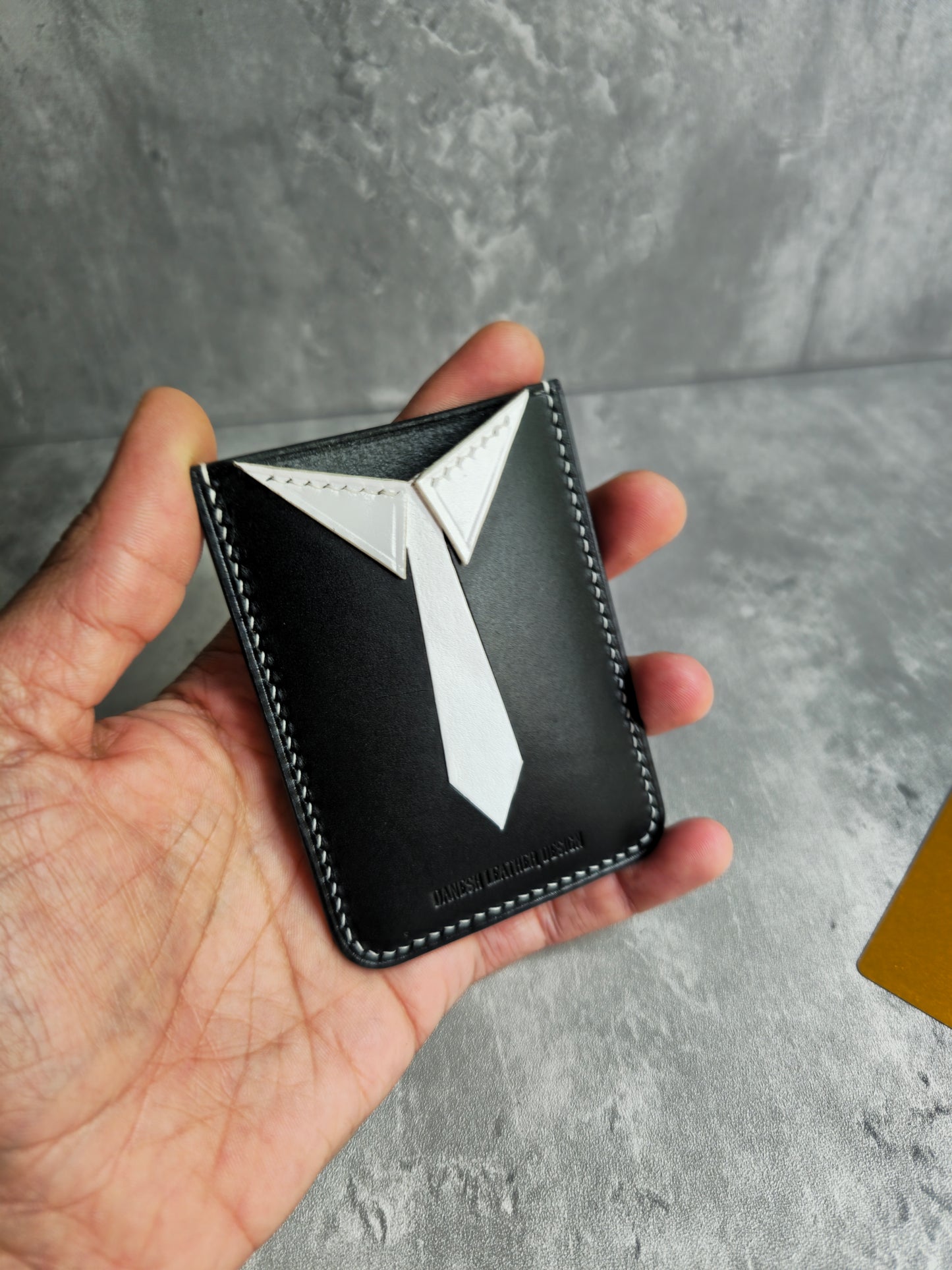 Frakki card holder | DIY | Pattern Pdf | Leather craft template