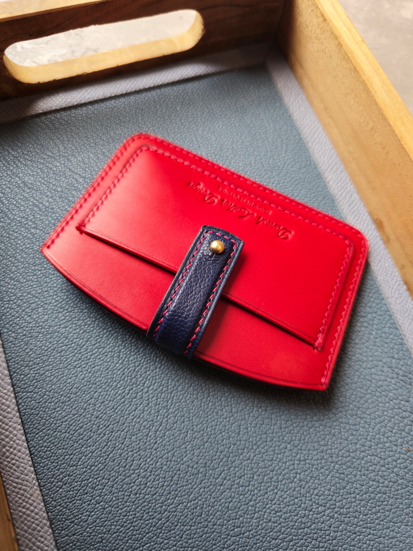 Andrea card holder| DIY | Pattern Pdf | Leather craft template