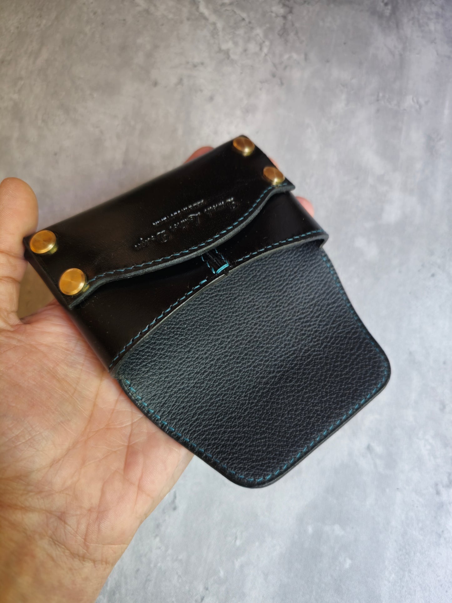 Onyx flap wallet | DIY | Pattern Pdf | Leather craft template
