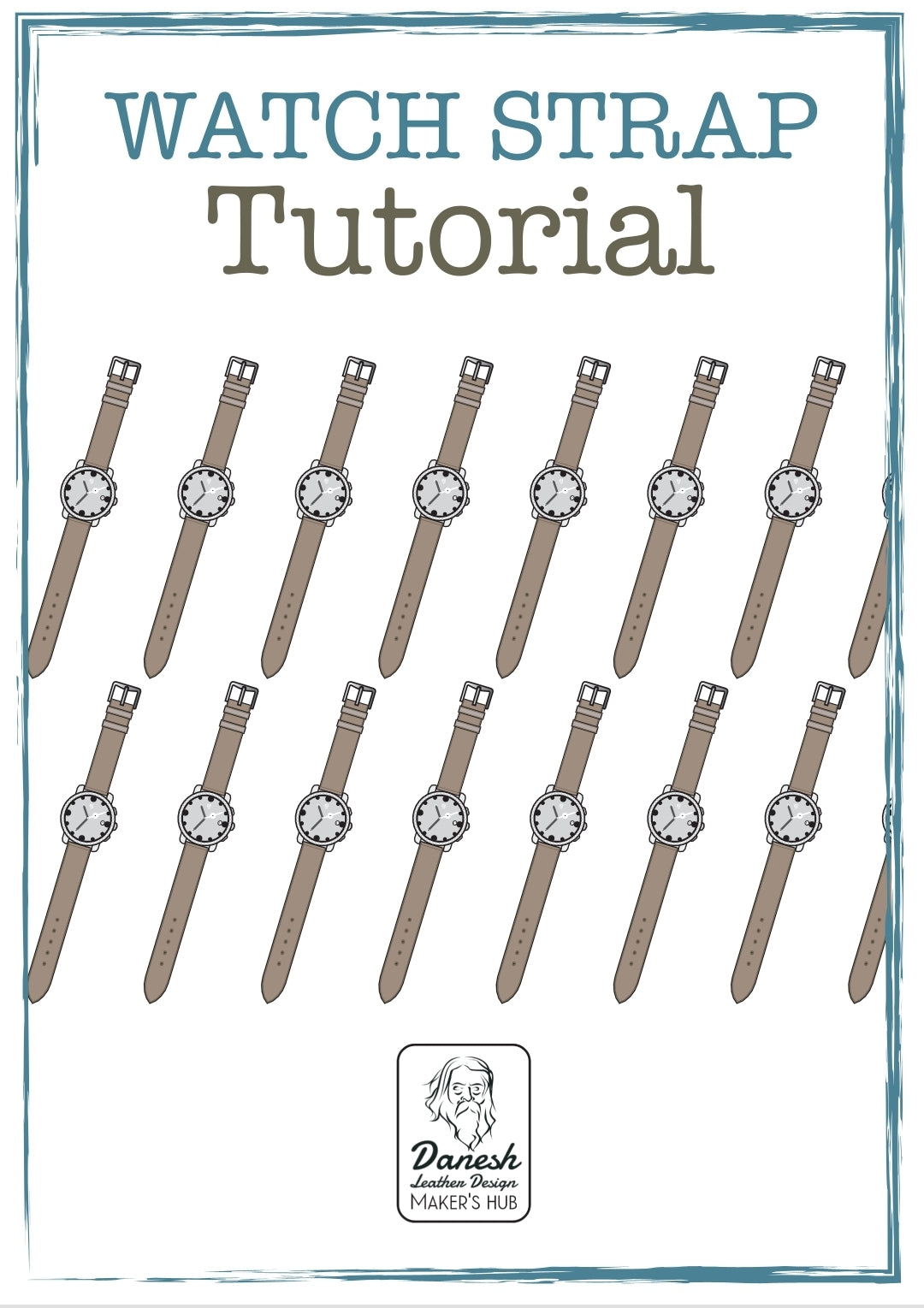 Watch strap tutorial guidebook for leathercrafters | PDF |