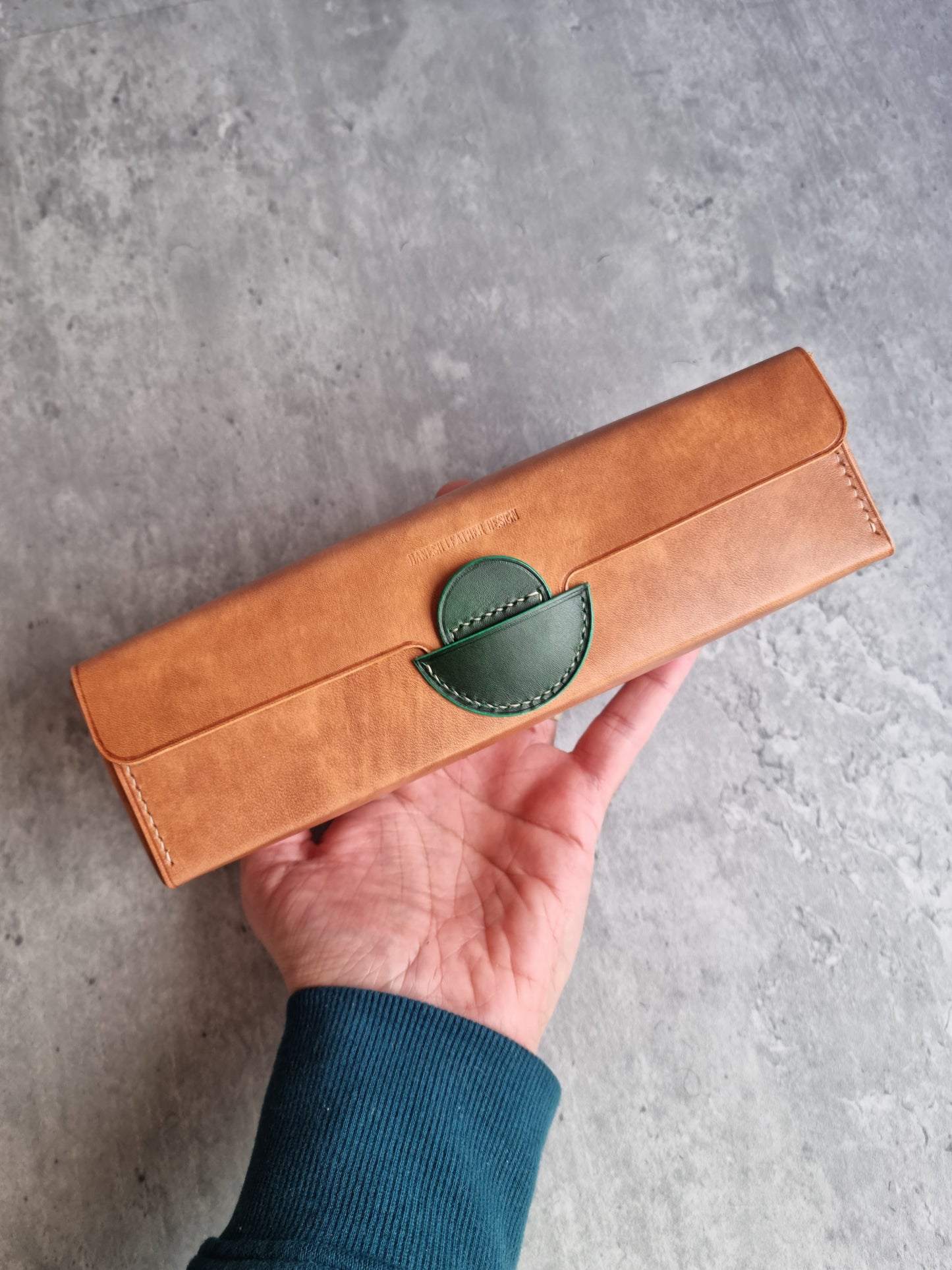 The Sangja Desktop toolbox | DIY | Pattern Pdf | Leather craft template