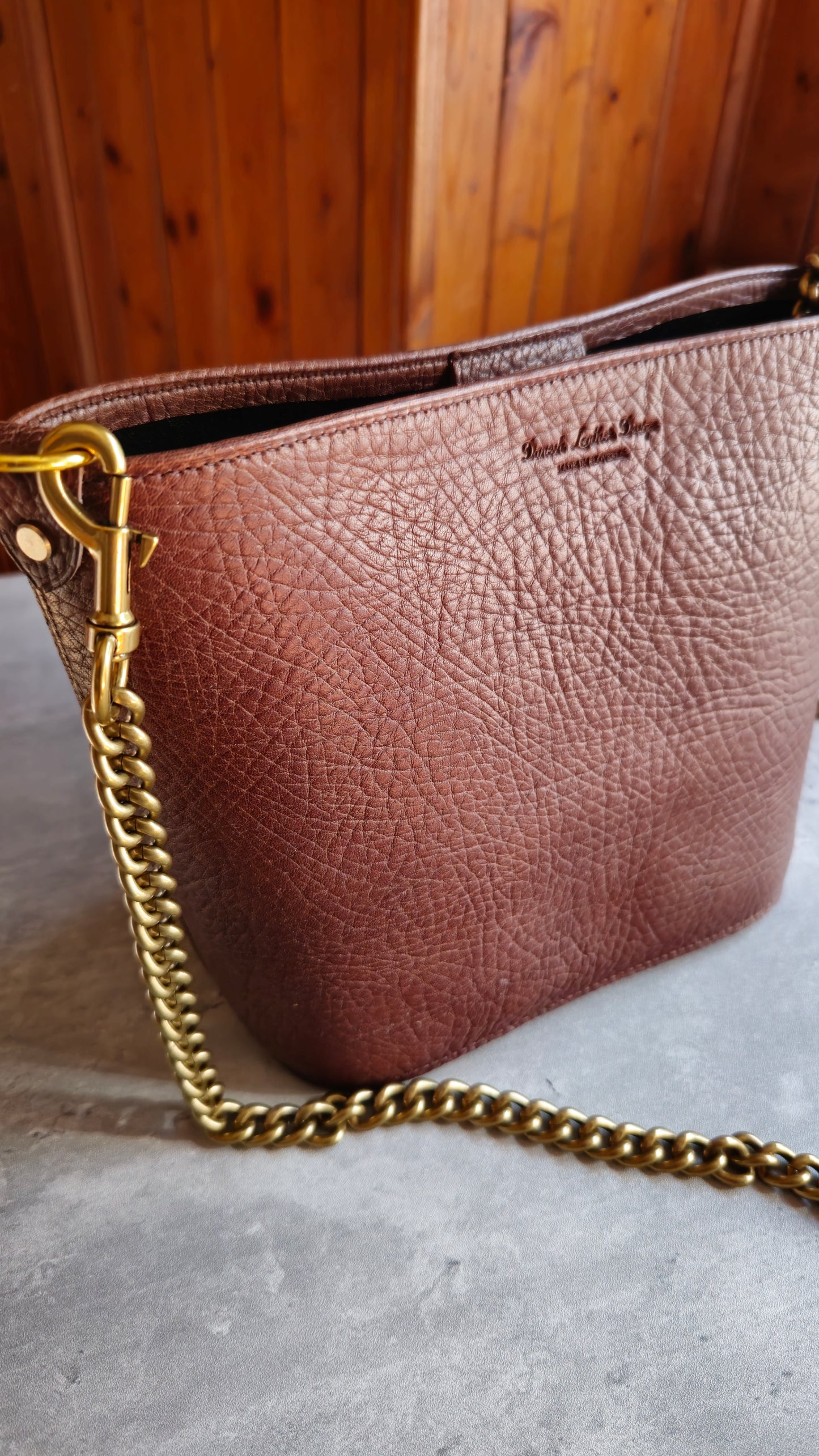 Brunhilda bucket bag - DIY - Pattern Pdf | Leather craft template