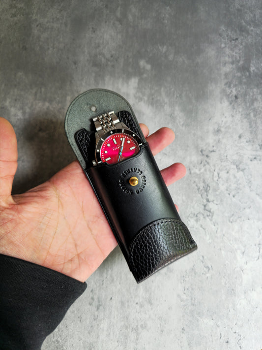 Urđr watch case | DIY | Pattern Pdf | Leather craft template