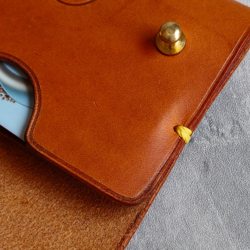 Eike stitchless wallet. | DIY | Pattern Pdf | Leather craft template