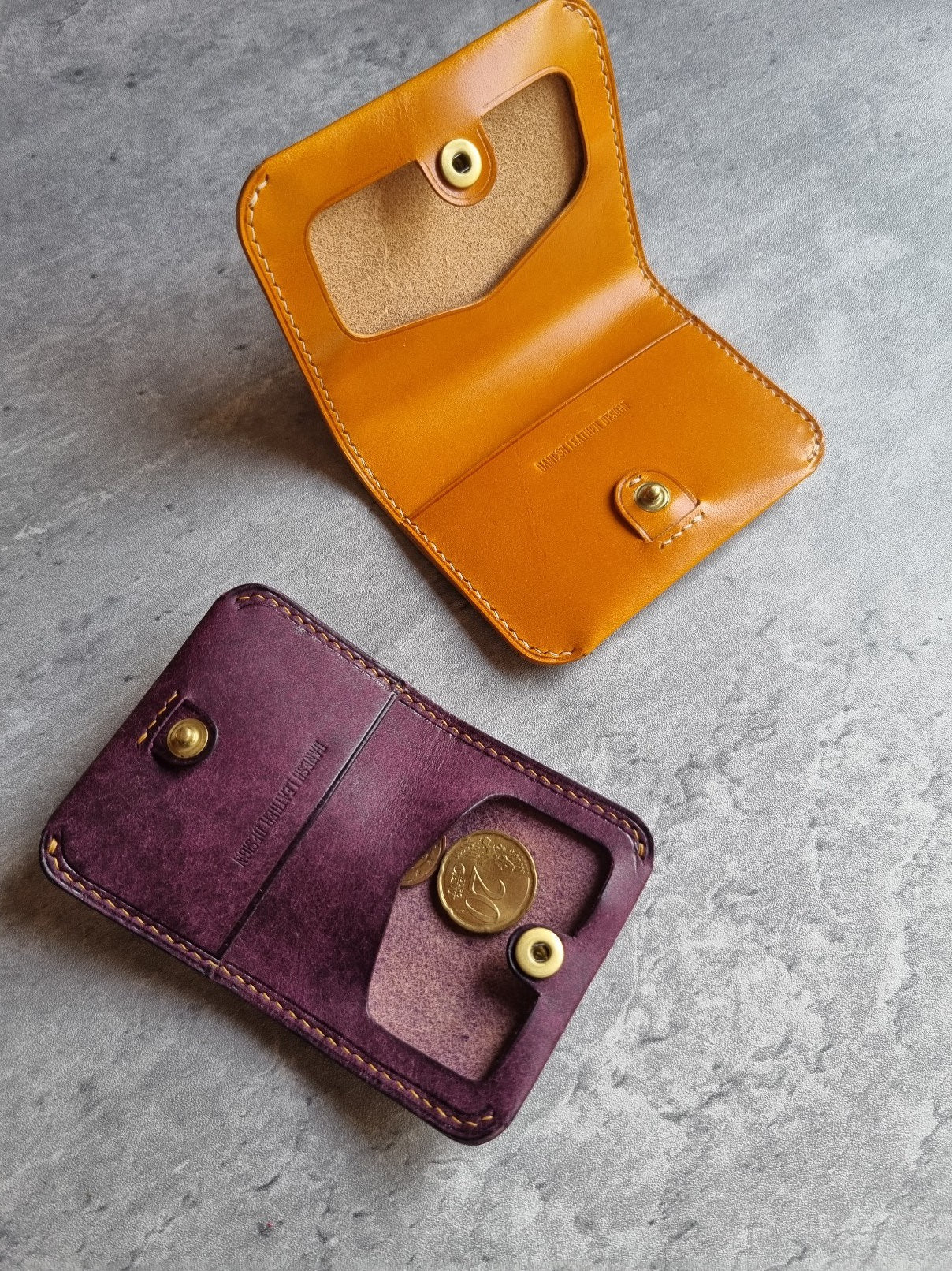 The Kolikko wallets | DIY | Pattern Pdf | Leather craft template | 2 sizes included