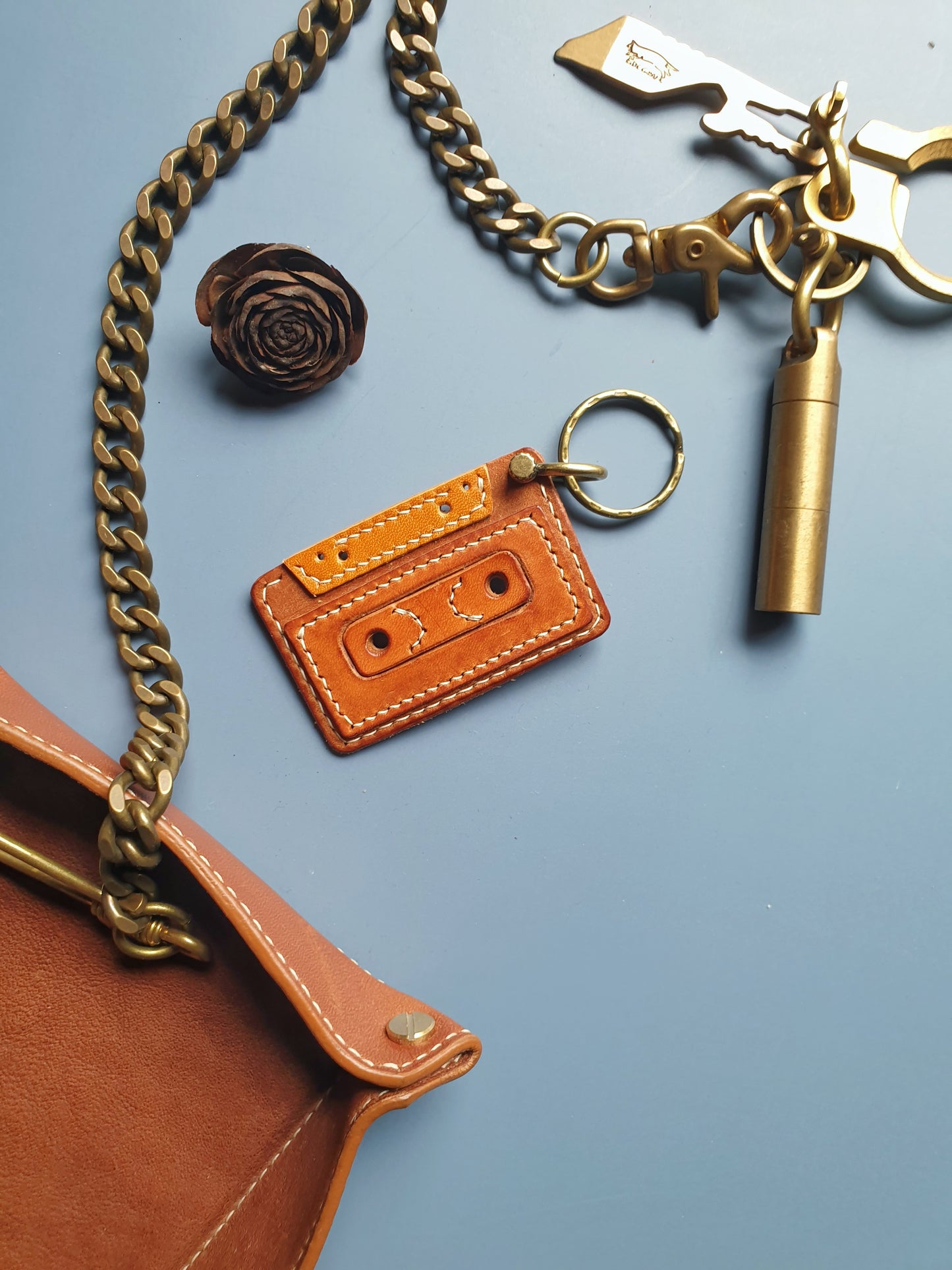 Retro key fobs - cassette