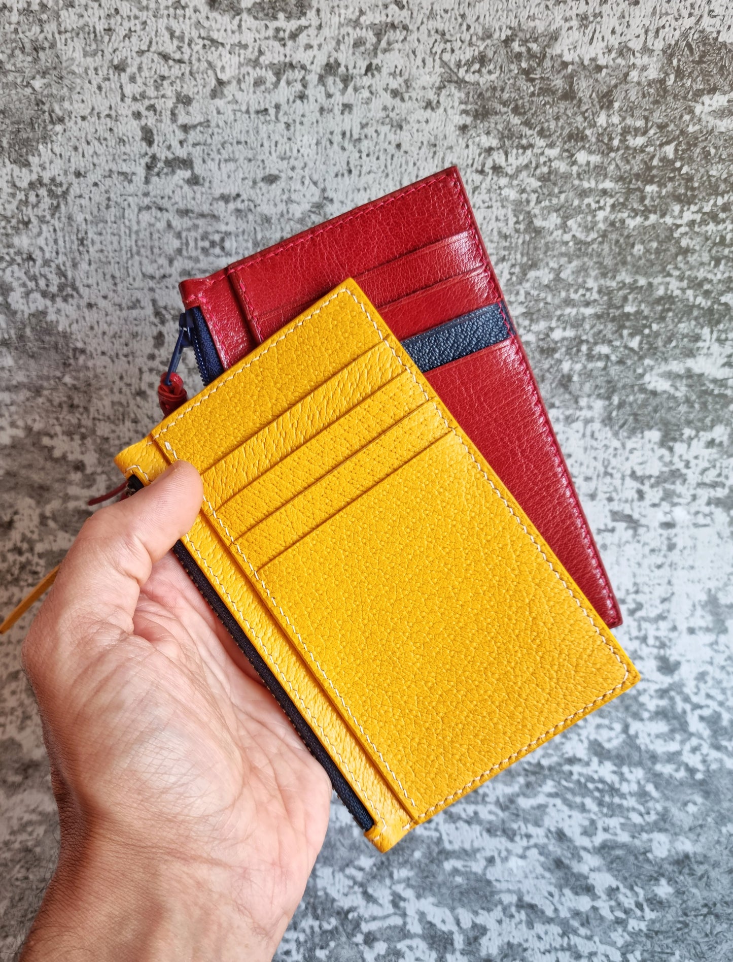 Zip top card holder - Santa Cruz