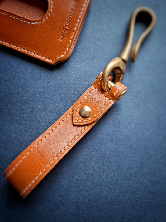 Heavy duty belt hook - raw brass