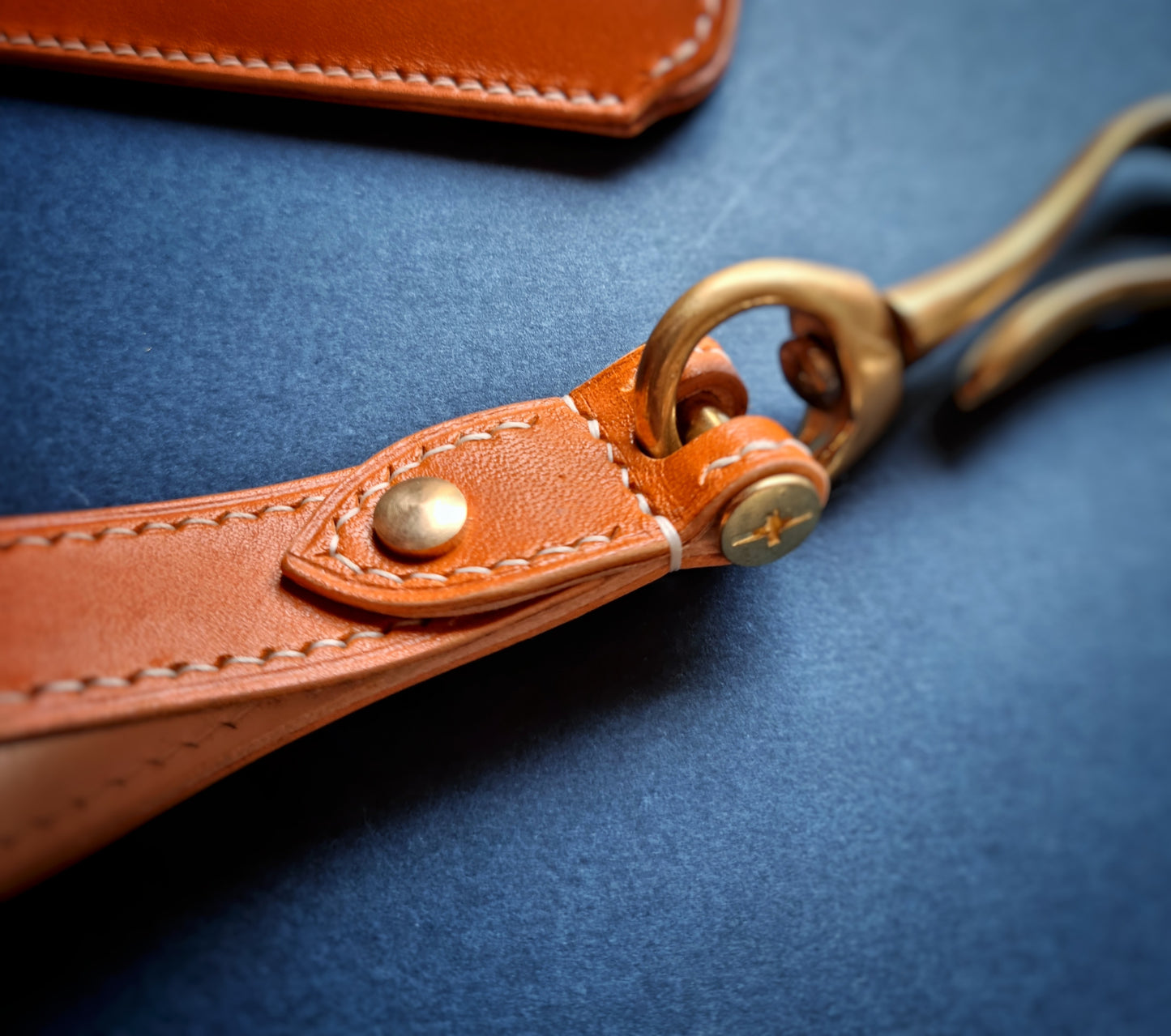 Heavy duty belt hook - raw brass