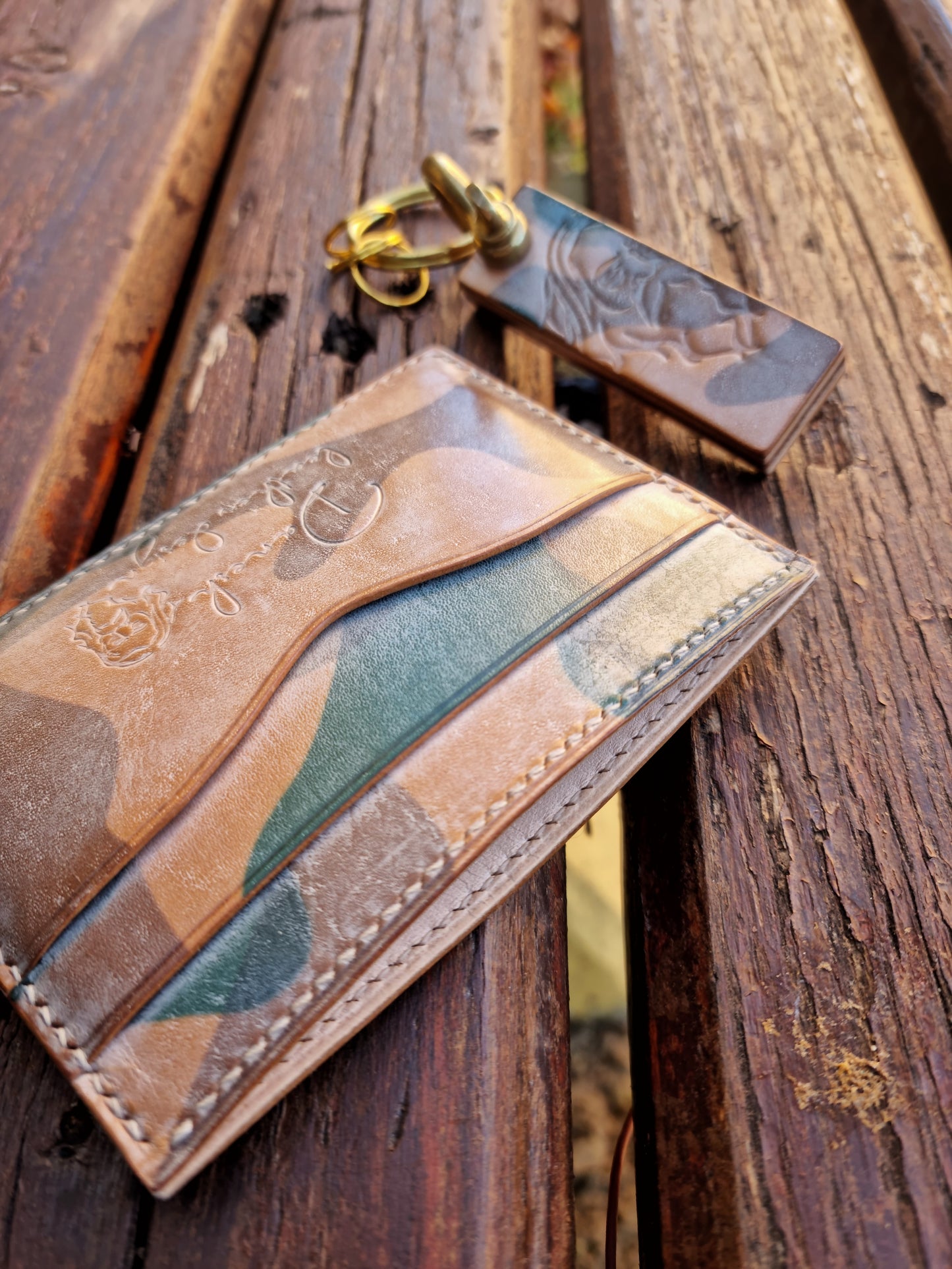premium card holder - camo