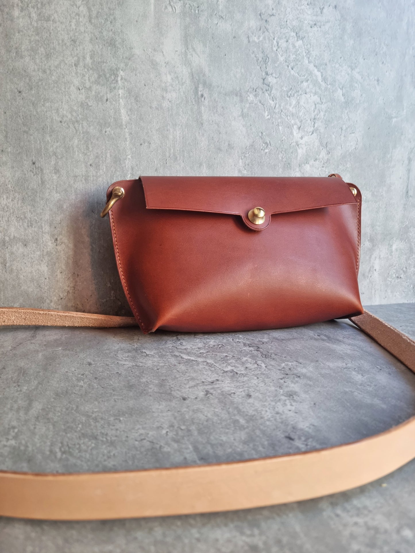 The Young Mi shoulder bag | DIY | Pattern Pdf | Leather craft template