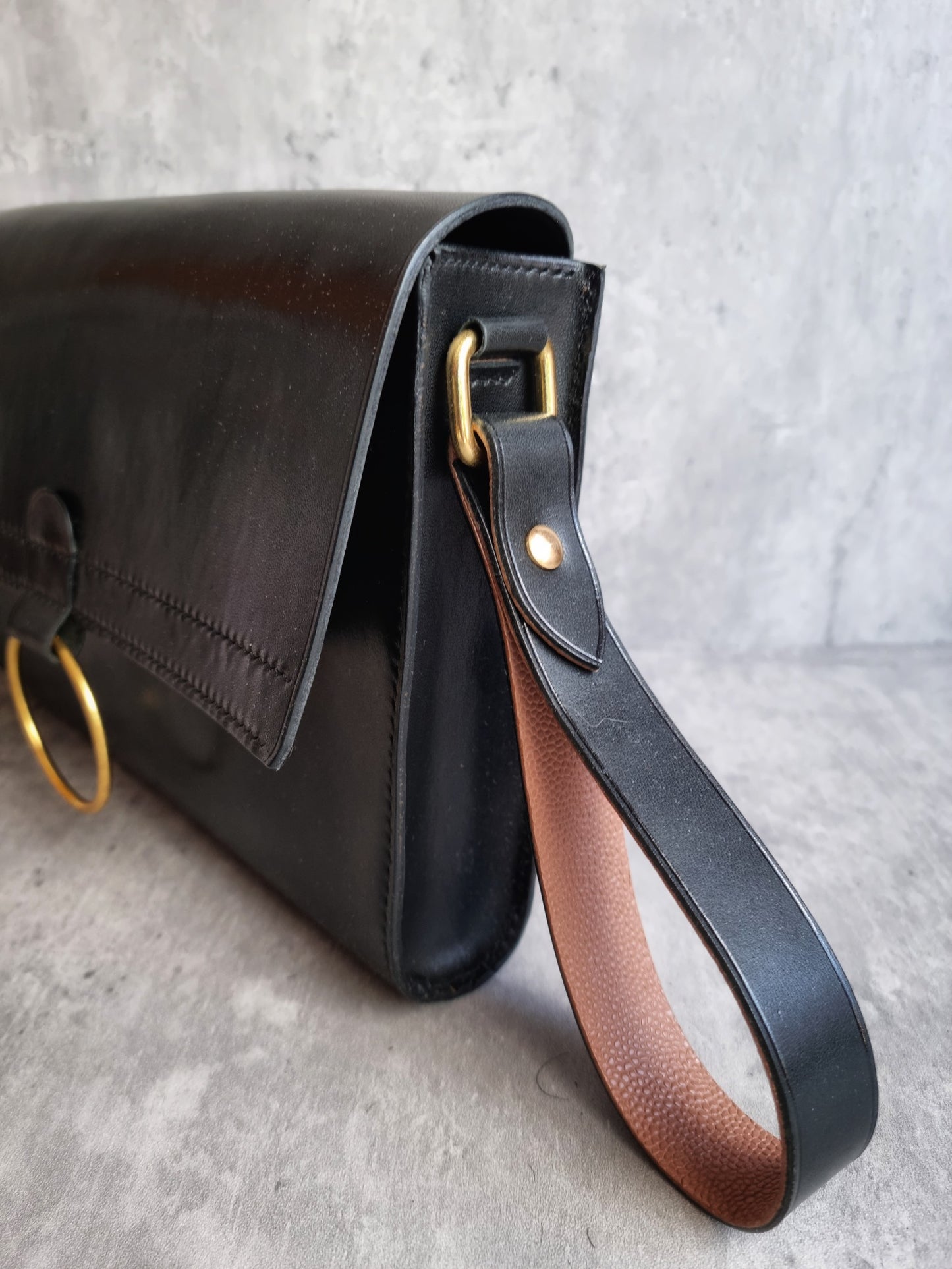 Hjordis clutch bag | DIY | Pattern Pdf | Leather craft template