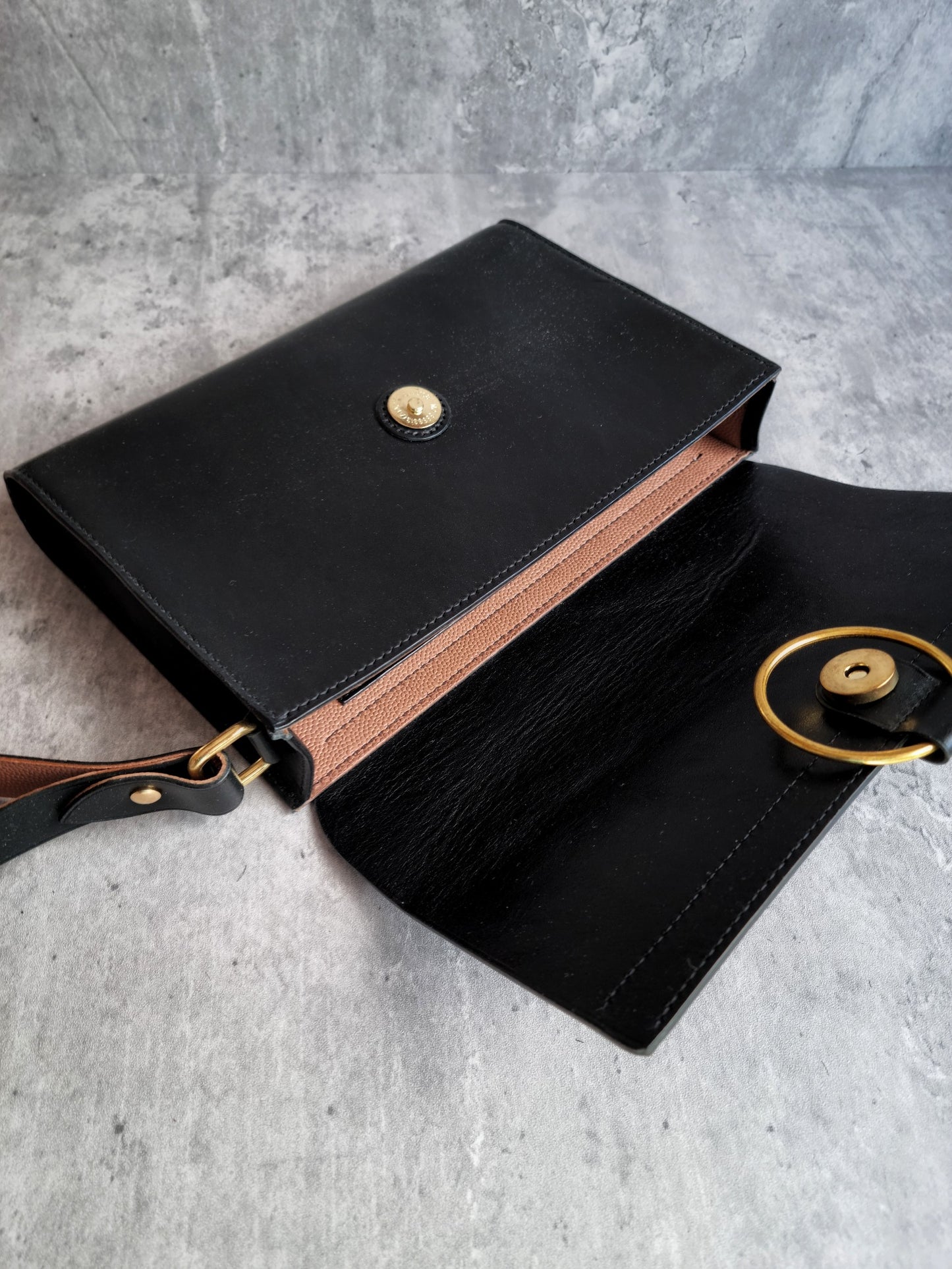 Hjordis clutch bag | DIY | Pattern Pdf | Leather craft template