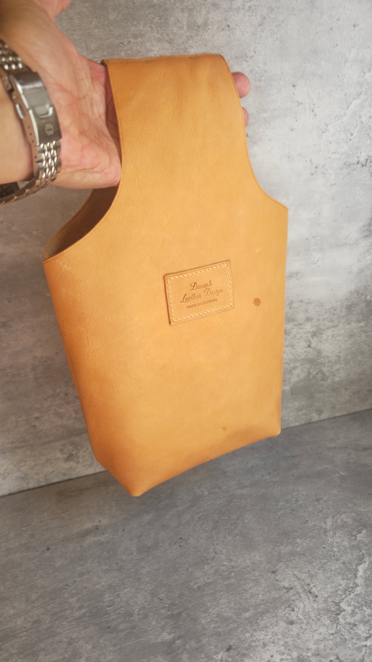 Beaujolais wine tote - DIY - Pattern Pdf | Leather craft template