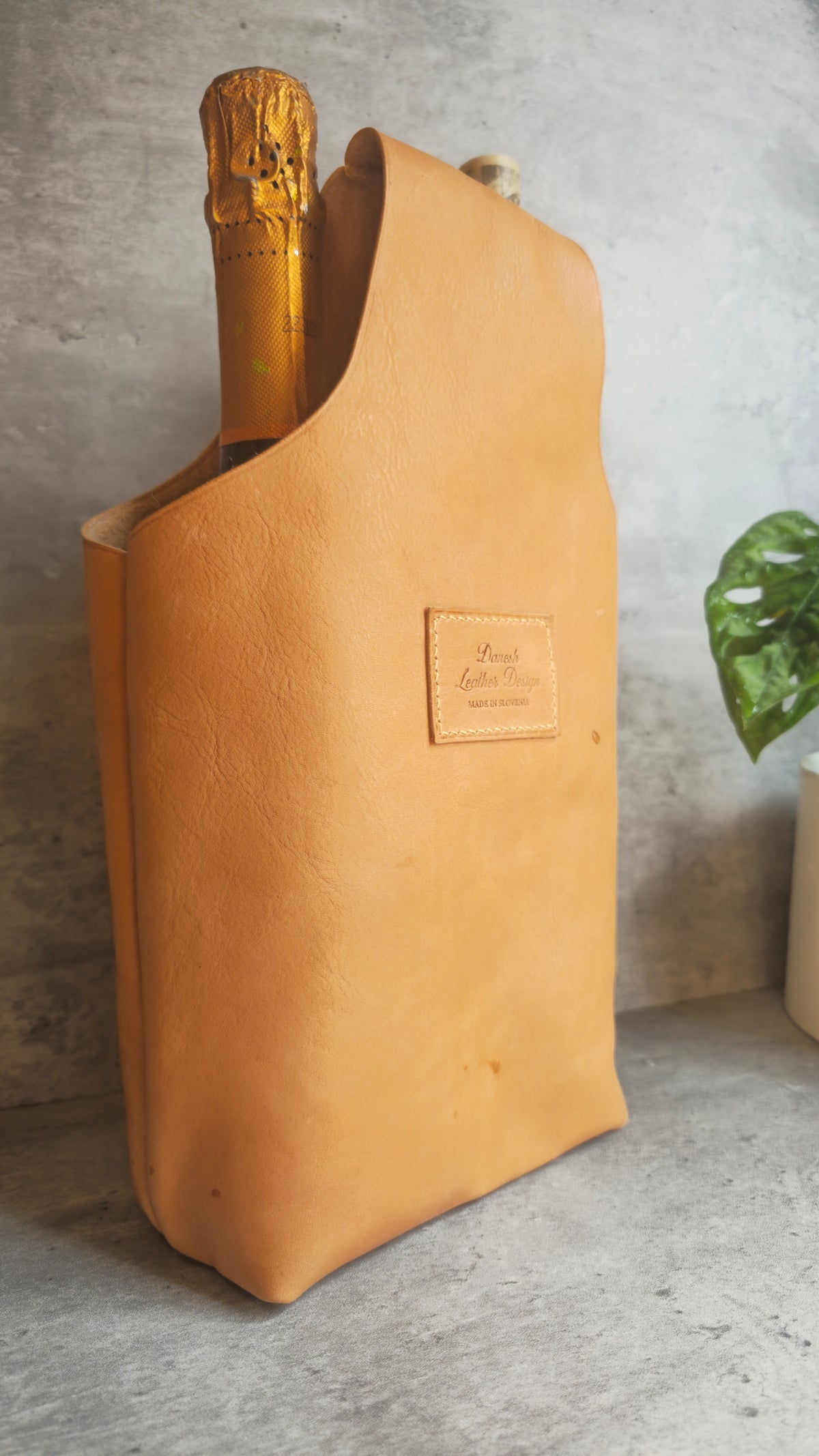 Beaujolais wine tote - DIY - Pattern Pdf | Leather craft template