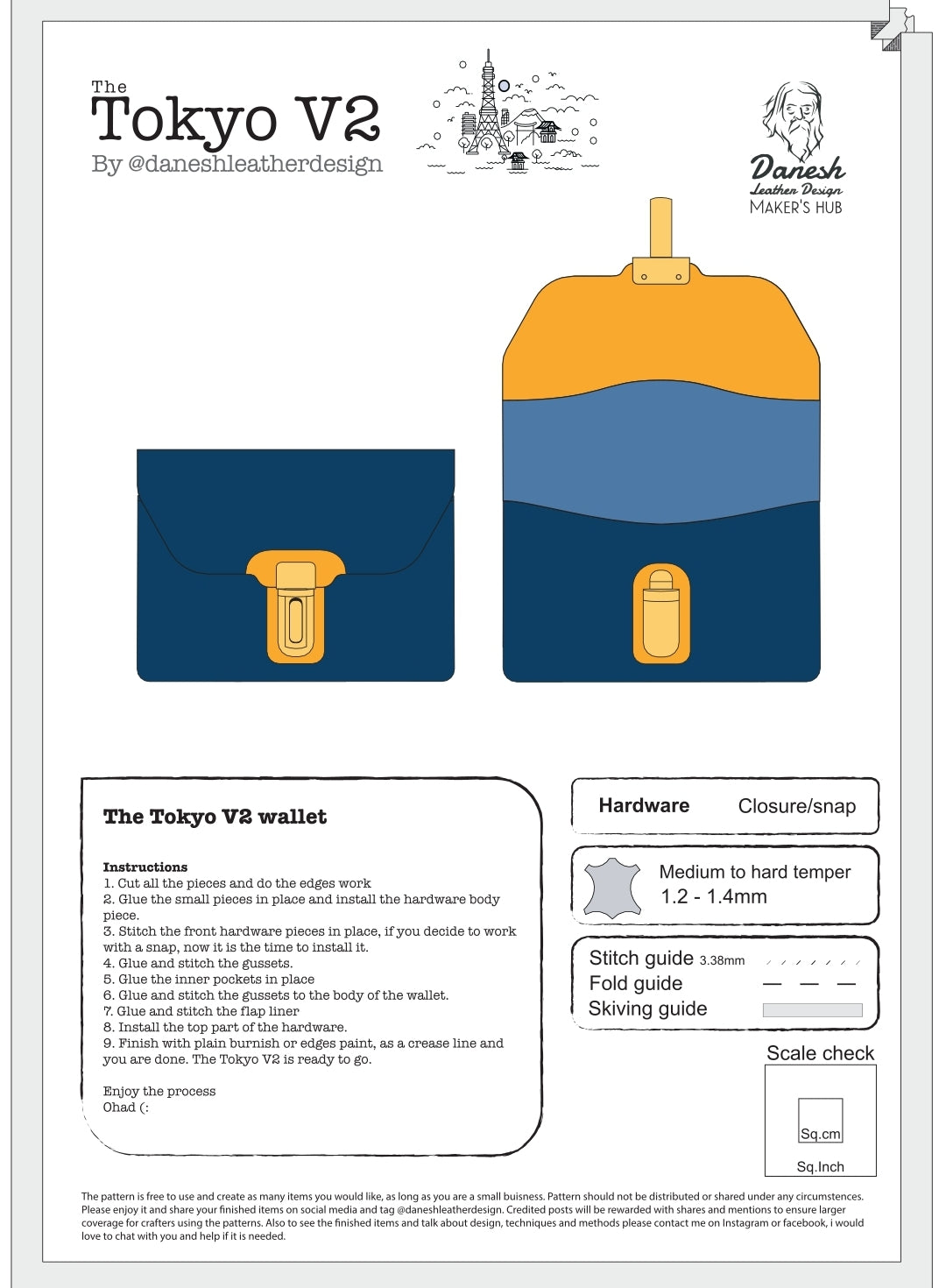 Tokyo V2 - Template - DIY - Pdf