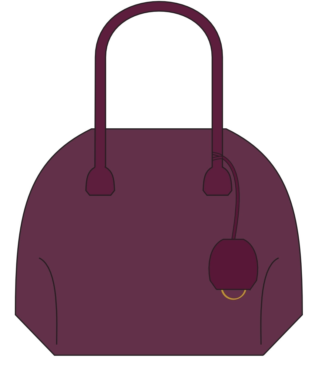 The Auster handbag | Pattern | Template | Pdf