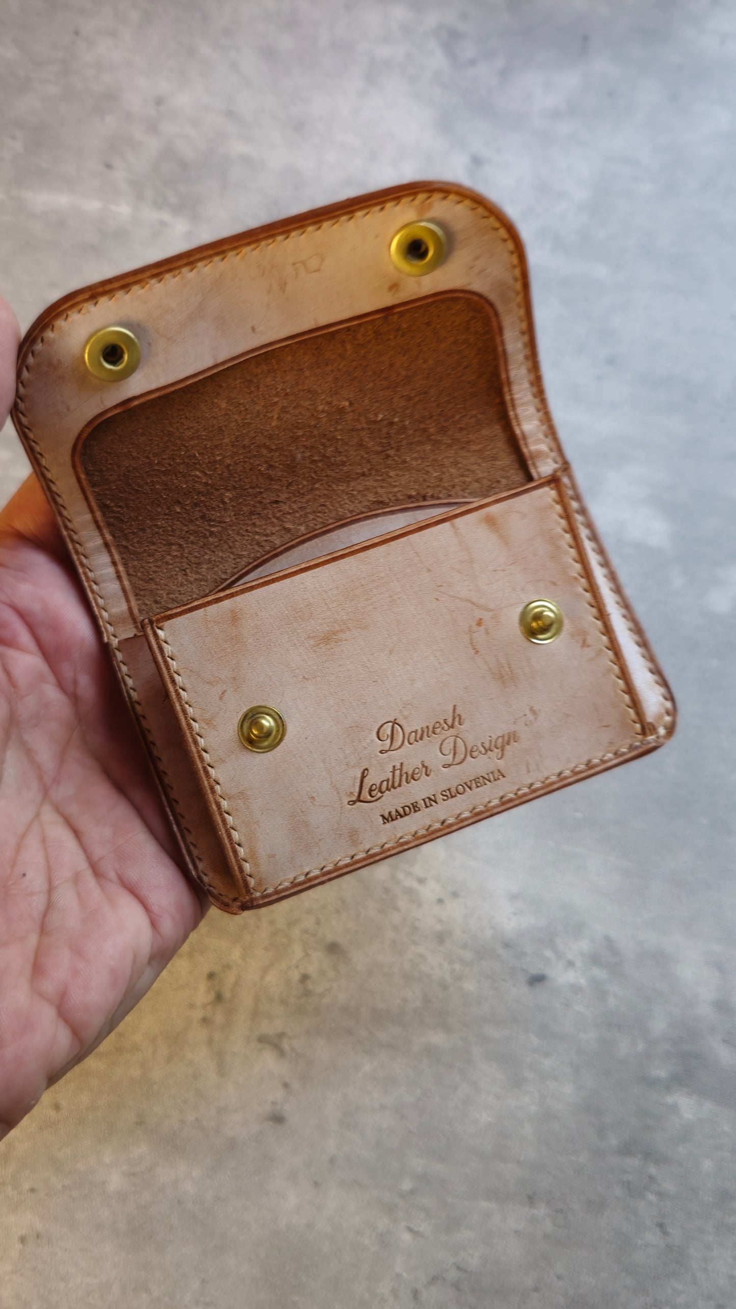 The Ragnar mini wallet | DIY | Pattern Pdf | Leather craft template