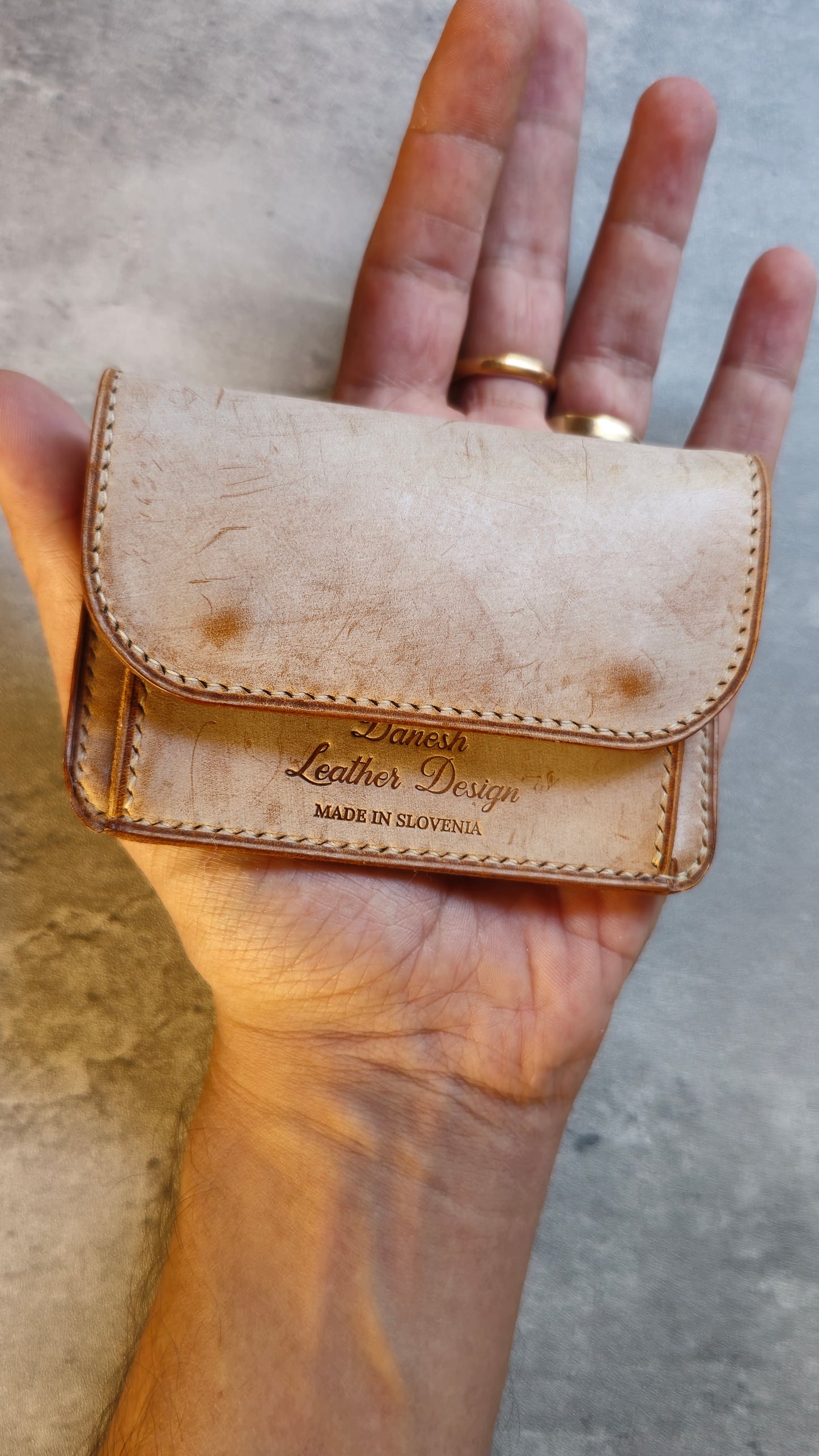 The Ragnar mini wallet | DIY | Pattern Pdf | Leather craft template