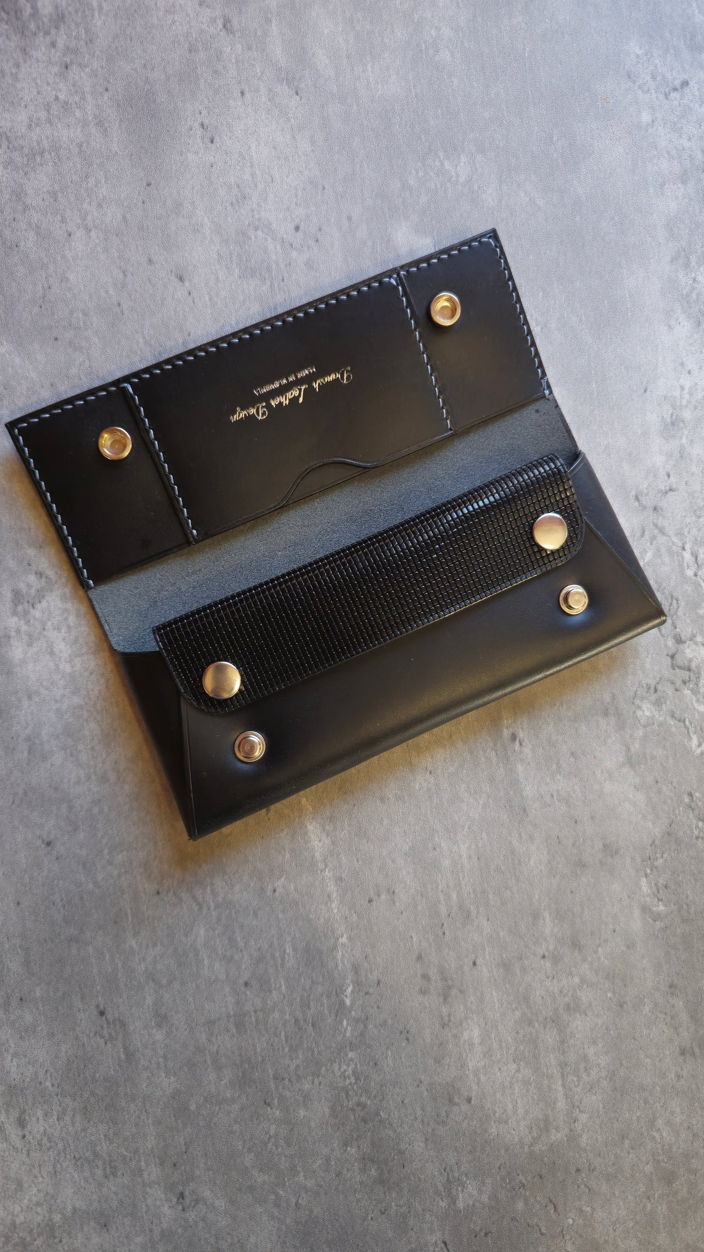 Selene long wallet - DIY - Pattern Pdf | Leather craft template