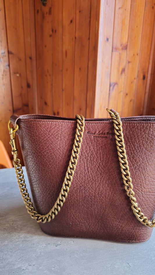 Brunhilda bucket bag - DIY - Pattern Pdf | Leather craft template