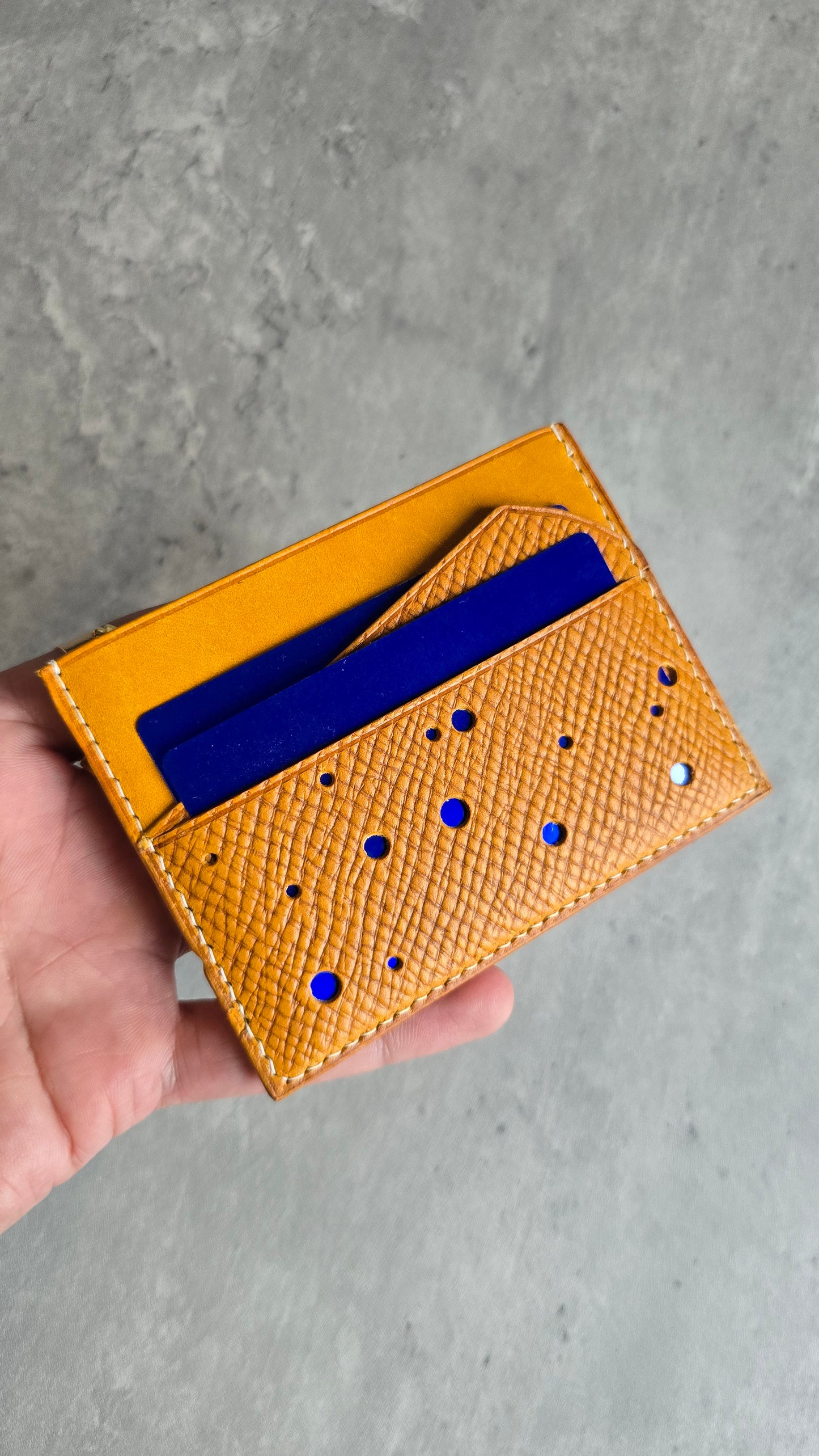 Cheesy card holder- DIY - Pattern Pdf | Leather craft template