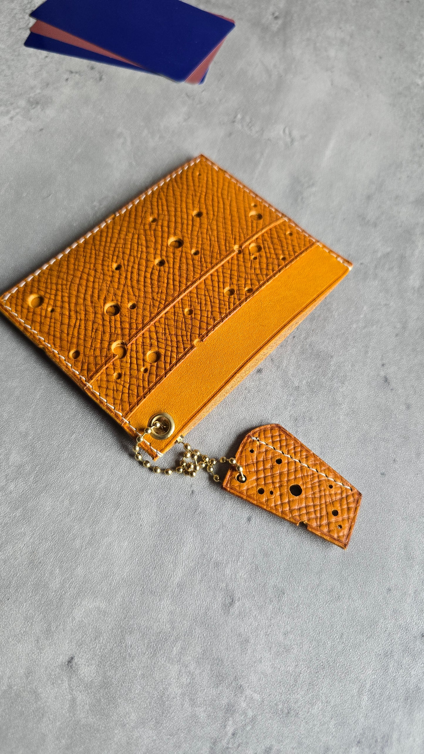 Cheesy card holder- DIY - Pattern Pdf | Leather craft template