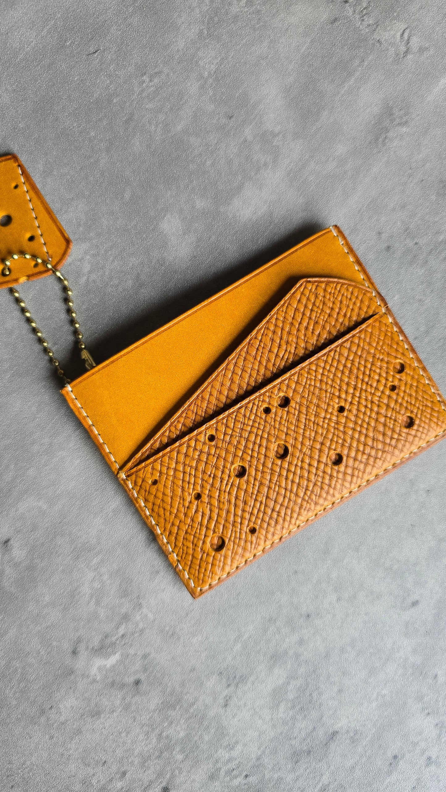 Cheesy card holder- DIY - Pattern Pdf | Leather craft template