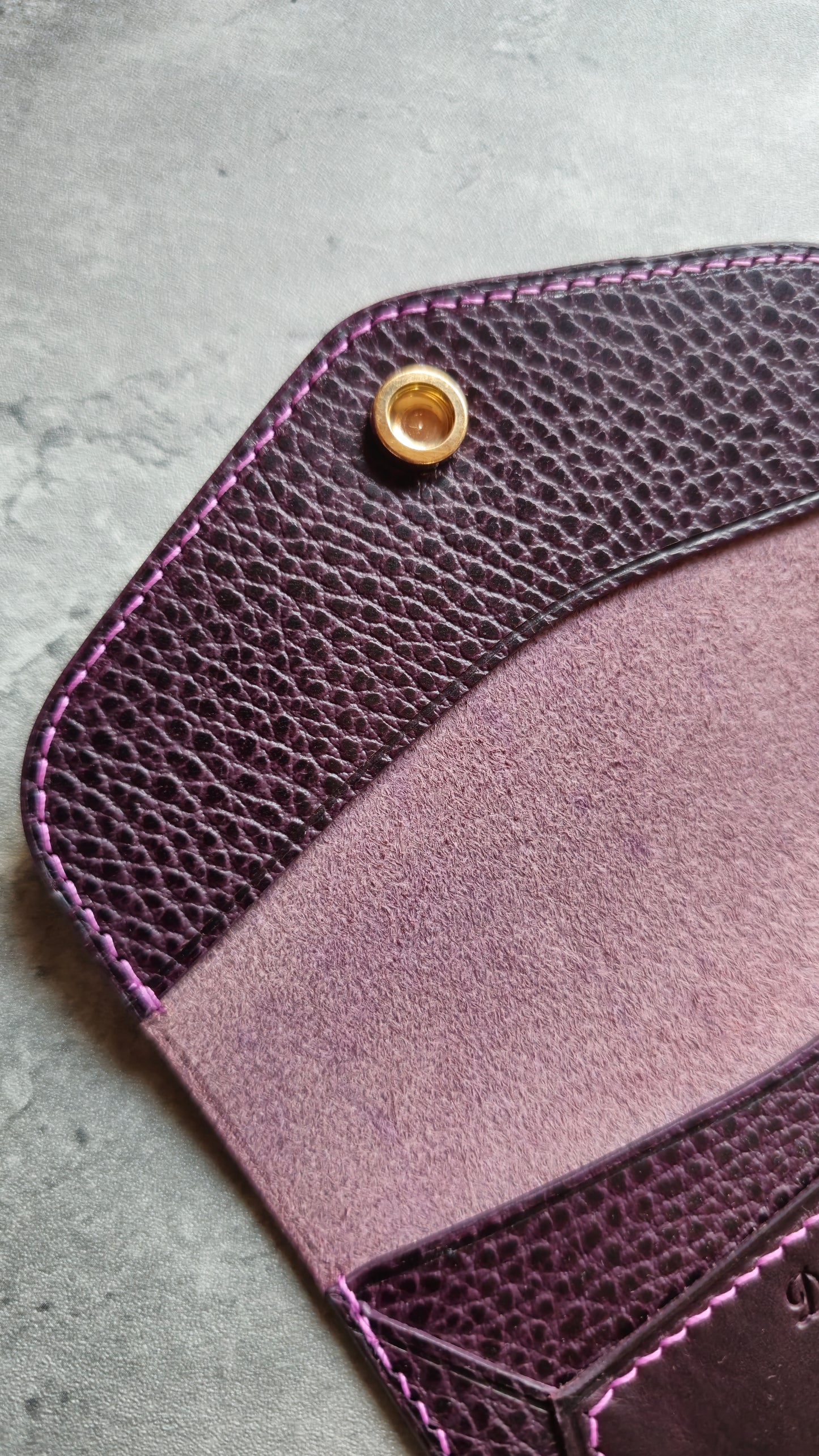 Cheryl envelope mid wallet | DIY | Pattern Pdf | Leathercraft template