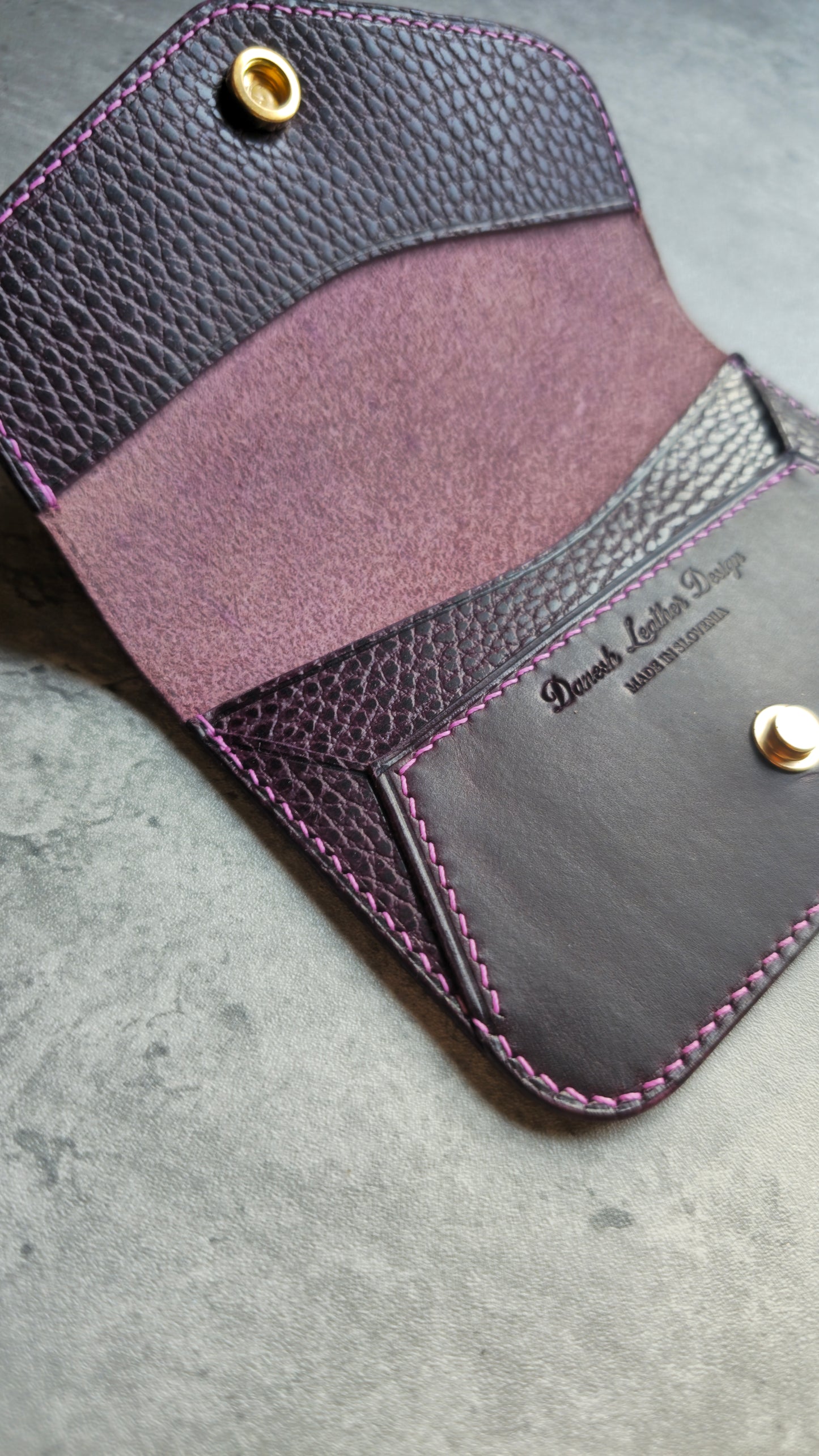 Cheryl envelope mid wallet | DIY | Pattern Pdf | Leathercraft template