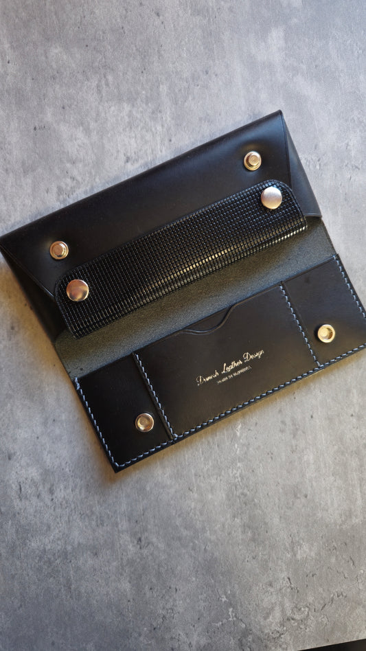 Selene long wallet - DIY - Pattern Pdf | Leather craft template