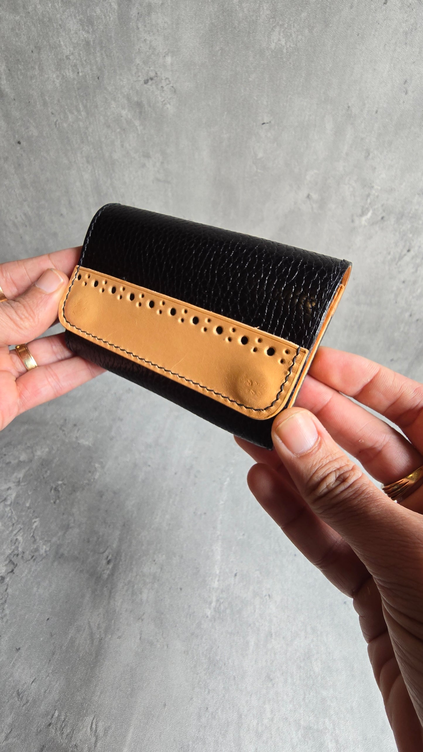 The Königsgold Wallet/Purse - DIY - Pattern Pdf | Leather craft template