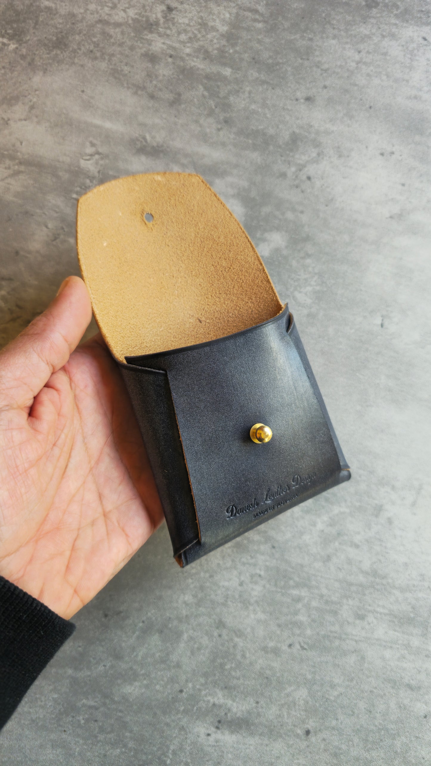 Mønter coin case - DIY - Pattern Pdf | Leather craft template