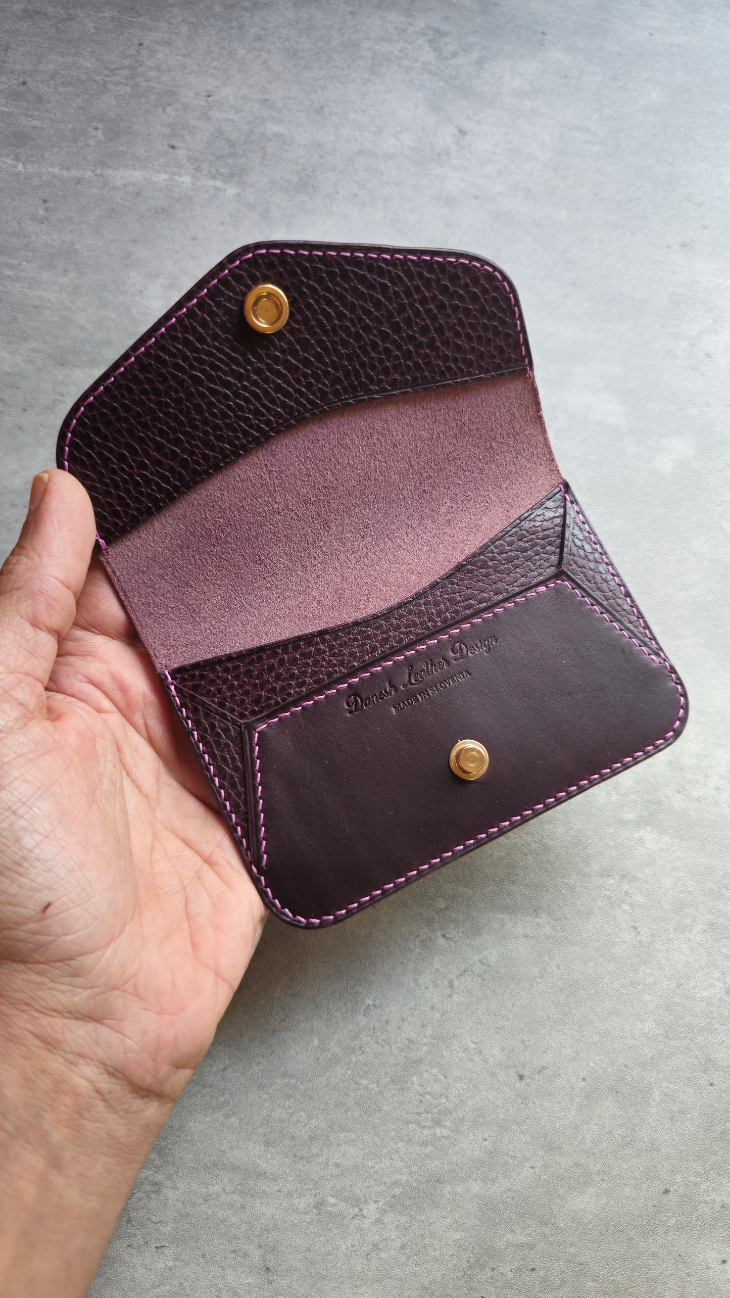 Cheryl envelope mid wallet | DIY | Pattern Pdf | Leathercraft template