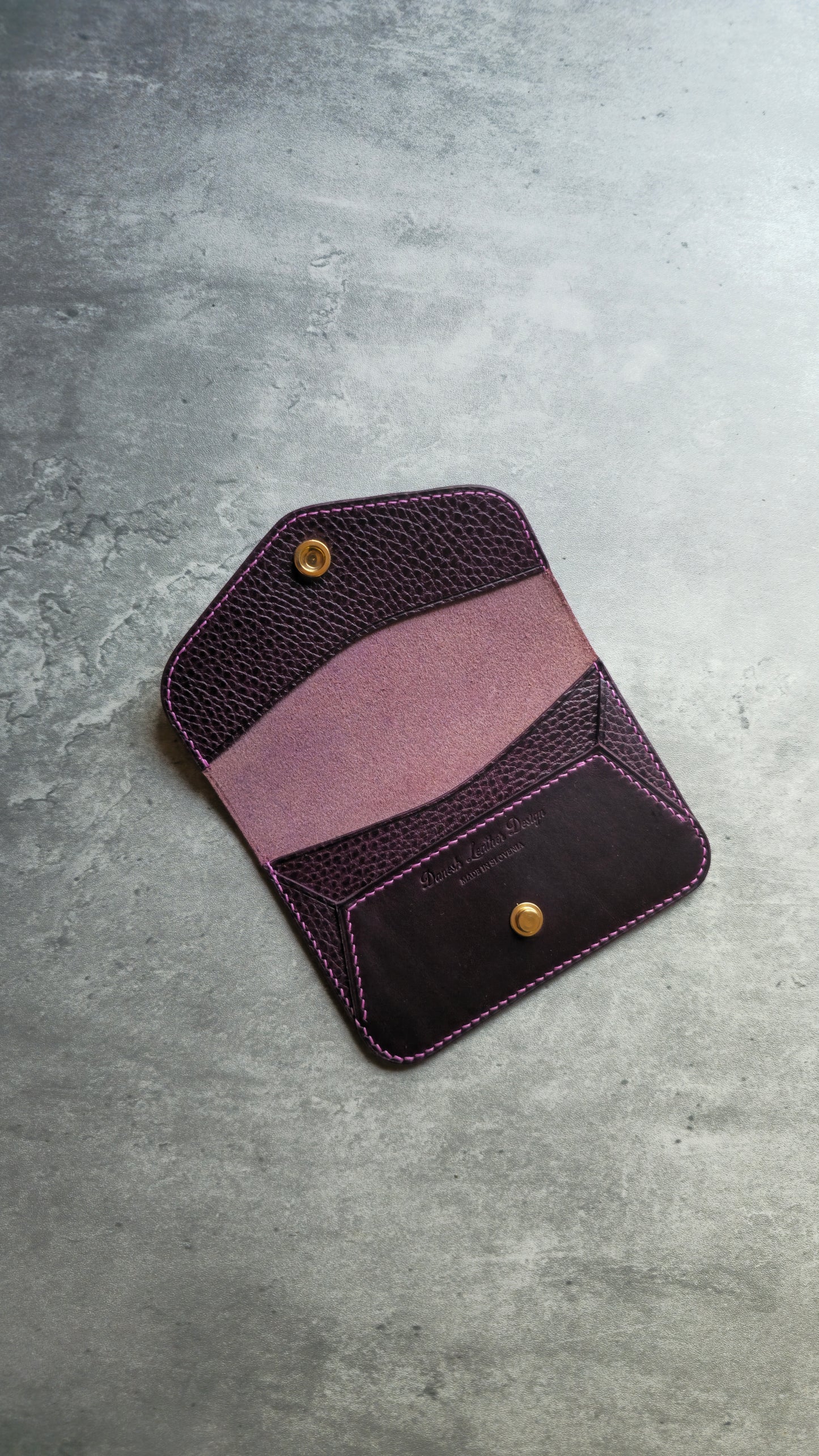 Cheryl envelope mid wallet | DIY | Pattern Pdf | Leathercraft template