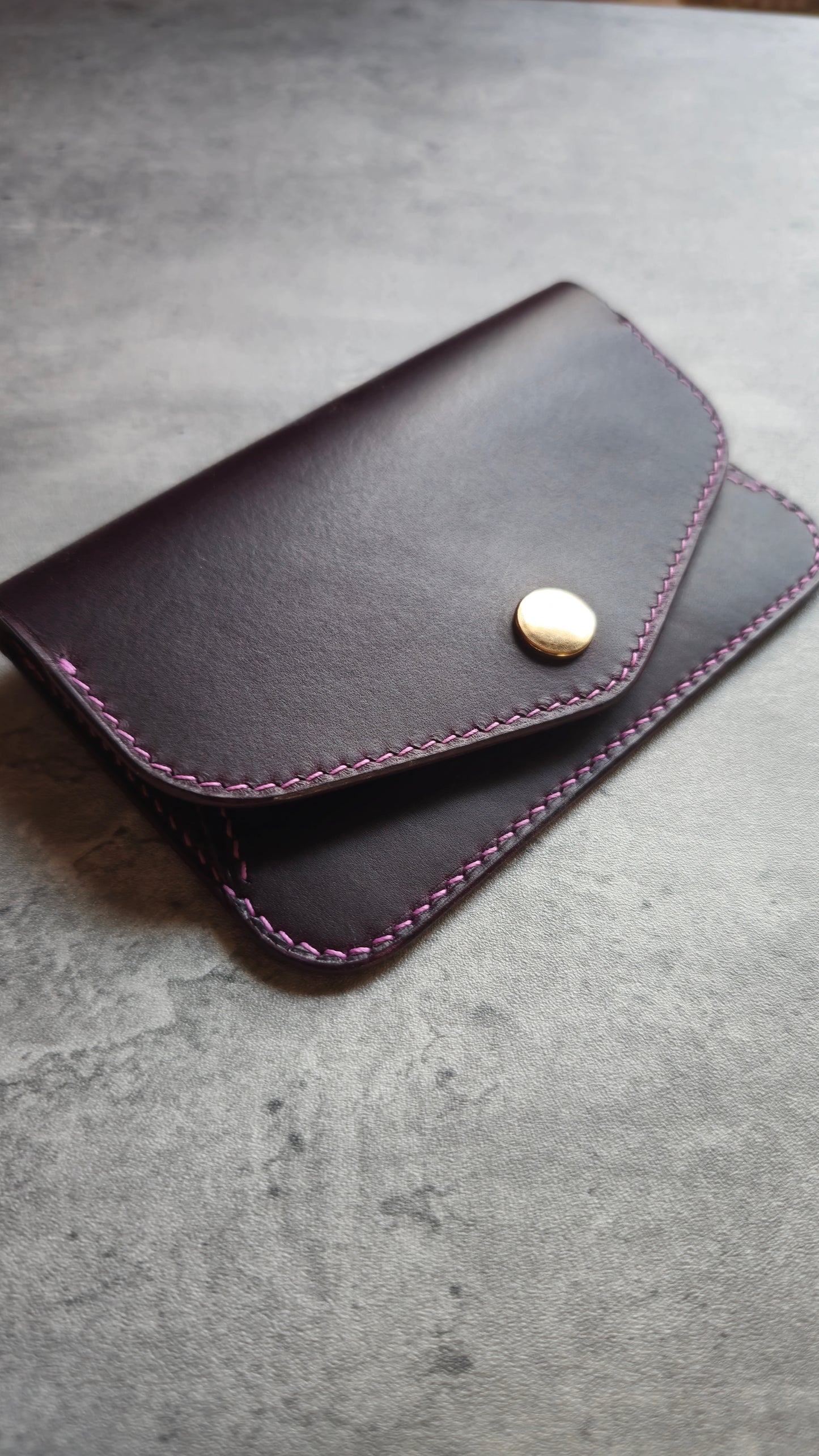 Cheryl envelope mid wallet | DIY | Pattern Pdf | Leathercraft template