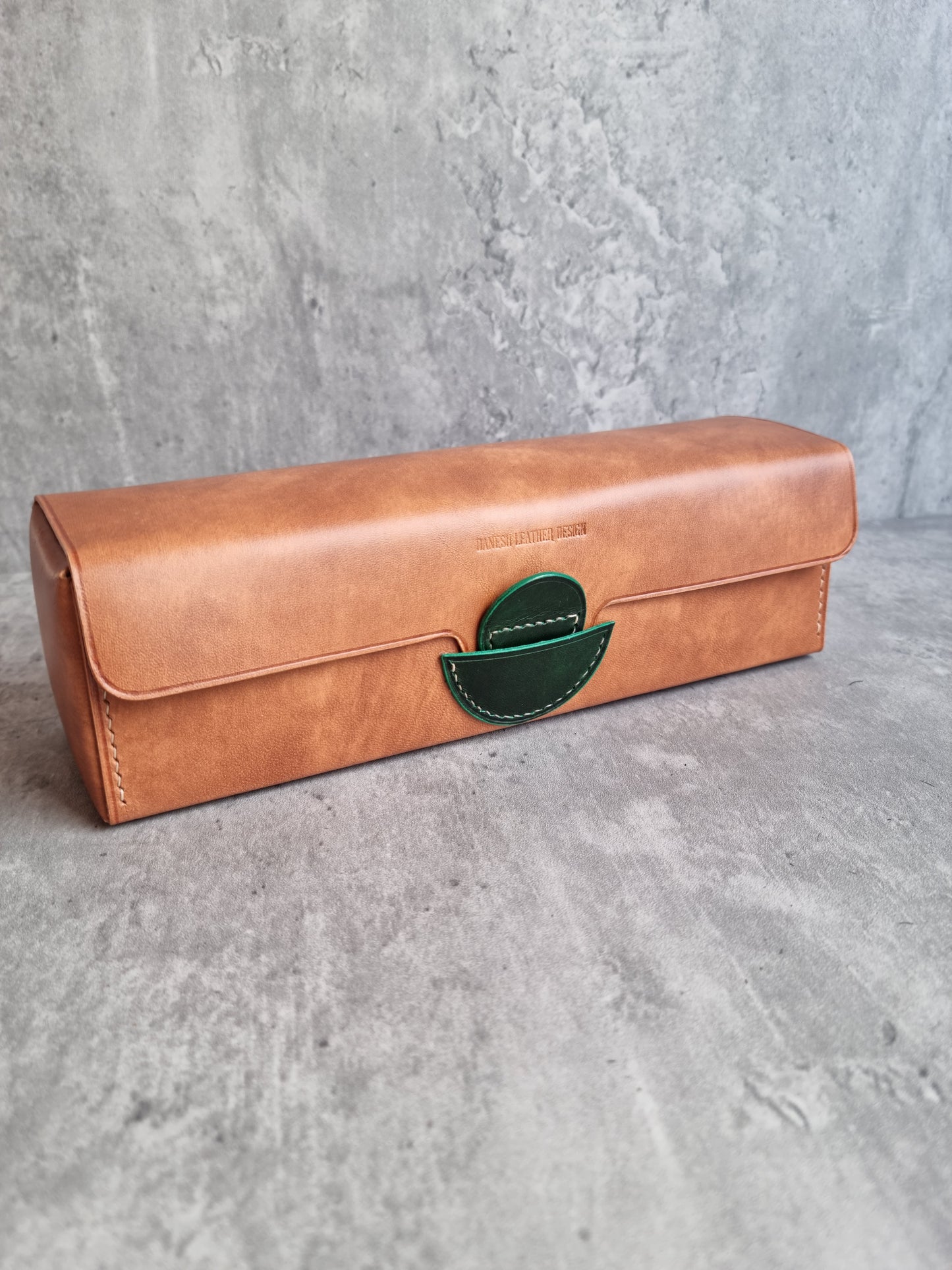 The Sangja Desktop toolbox | DIY | Pattern Pdf | Leather craft template