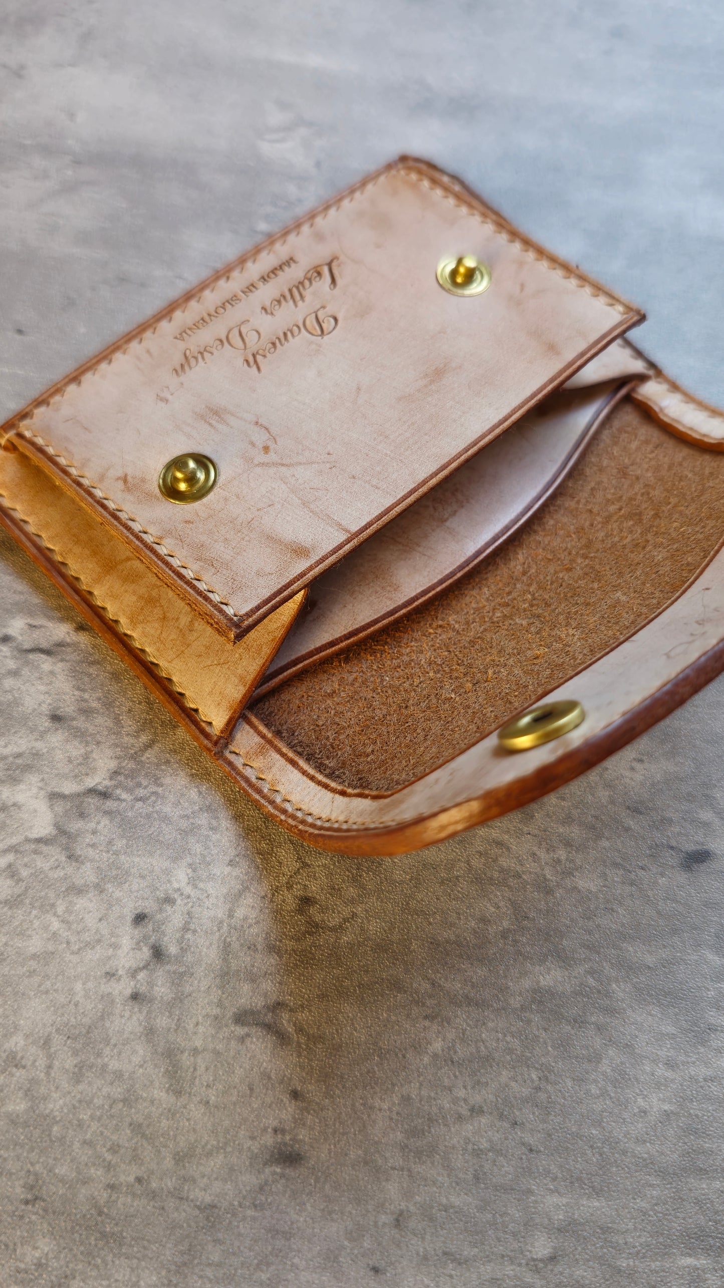 The Ragnar mini wallet | DIY | Pattern Pdf | Leather craft template