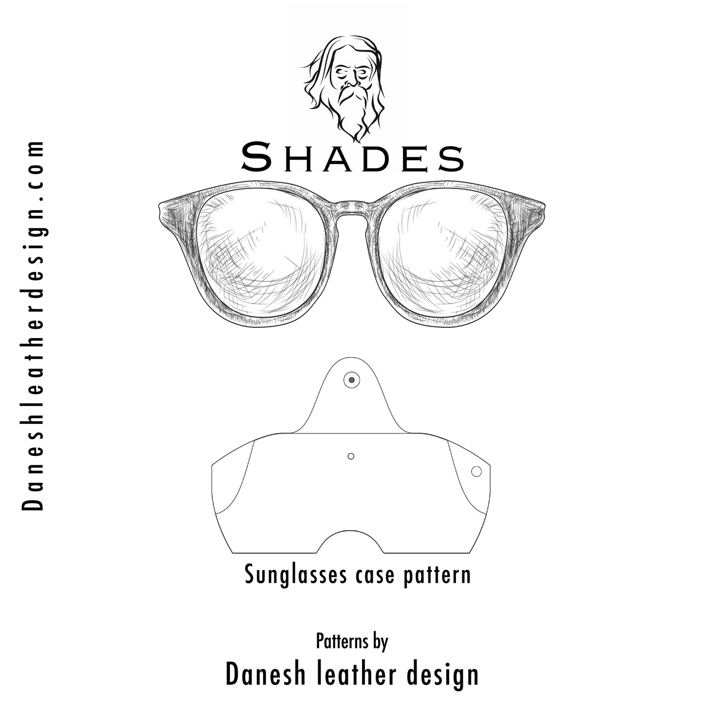 Shades - Sunglasses case pattern pdf