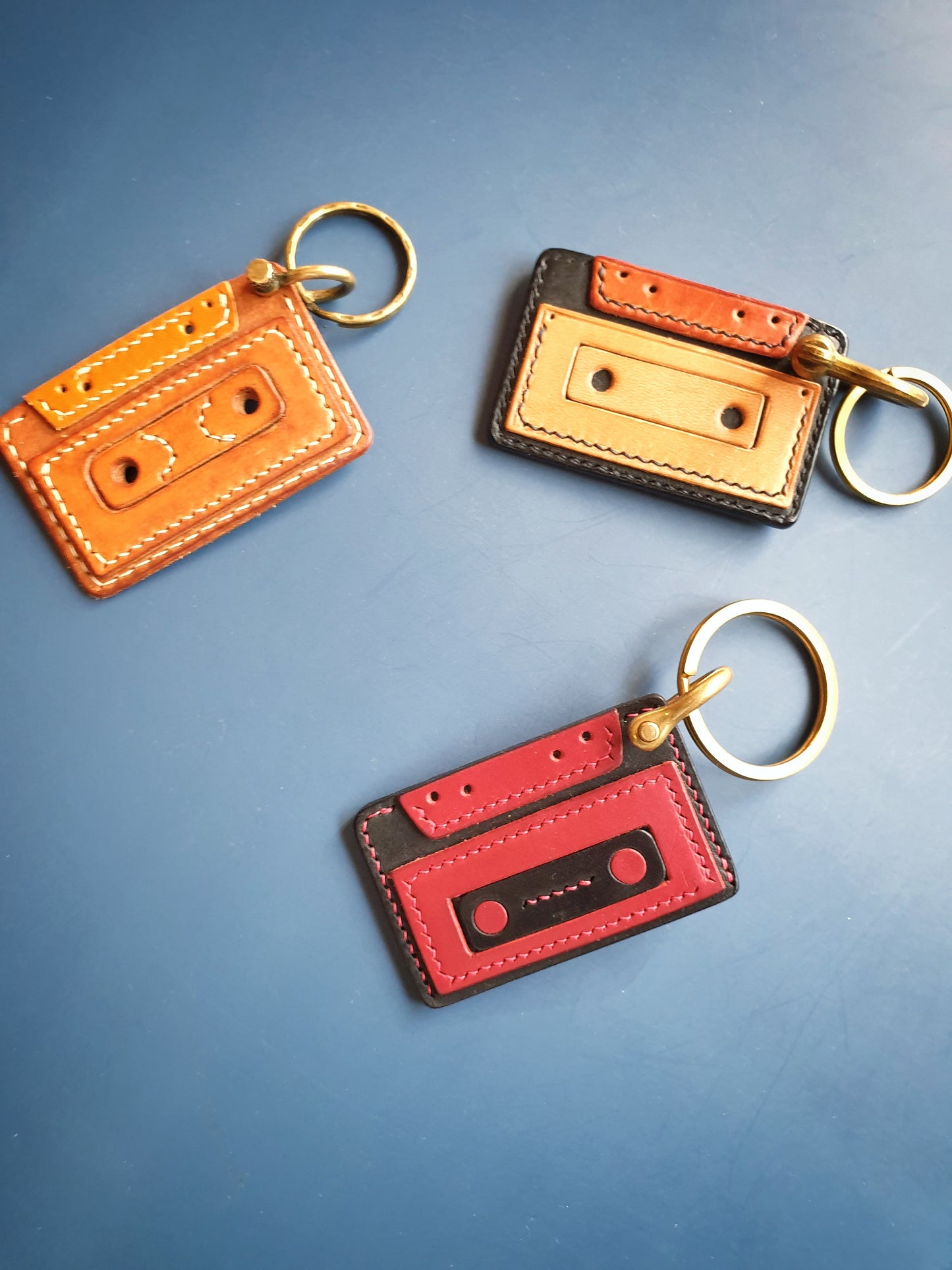 Retro key fobs - cassette